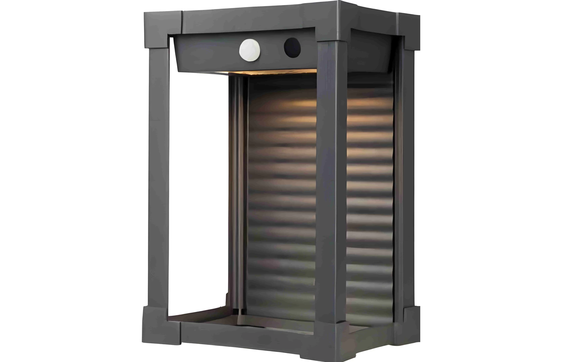 Aplica LED de exterior SOLIS, cu panou solar si senzor, aluminiu