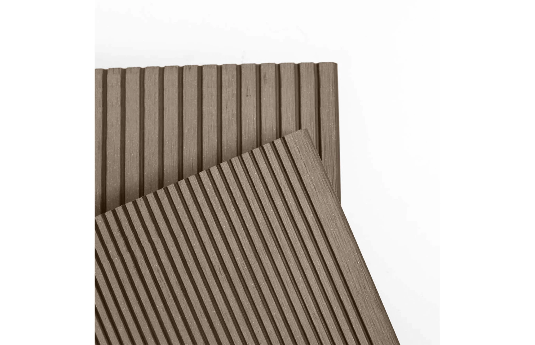 Placa gard tip scandura din WPC lemn compozit, 150x20.6mm, textura periata maro