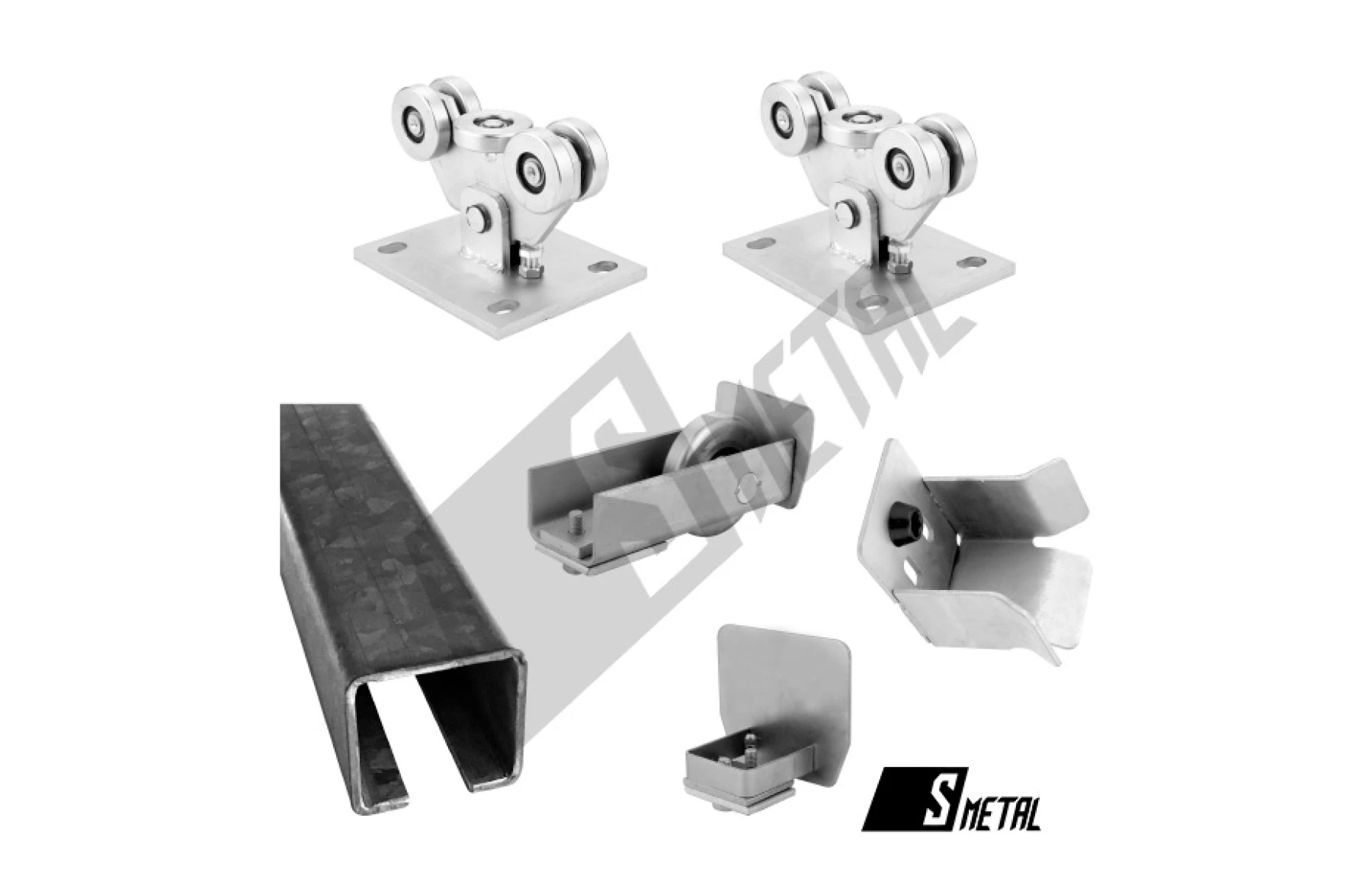 Kit poarta autoportanta D5, 9metri sina, greutate sustinuta 600kg