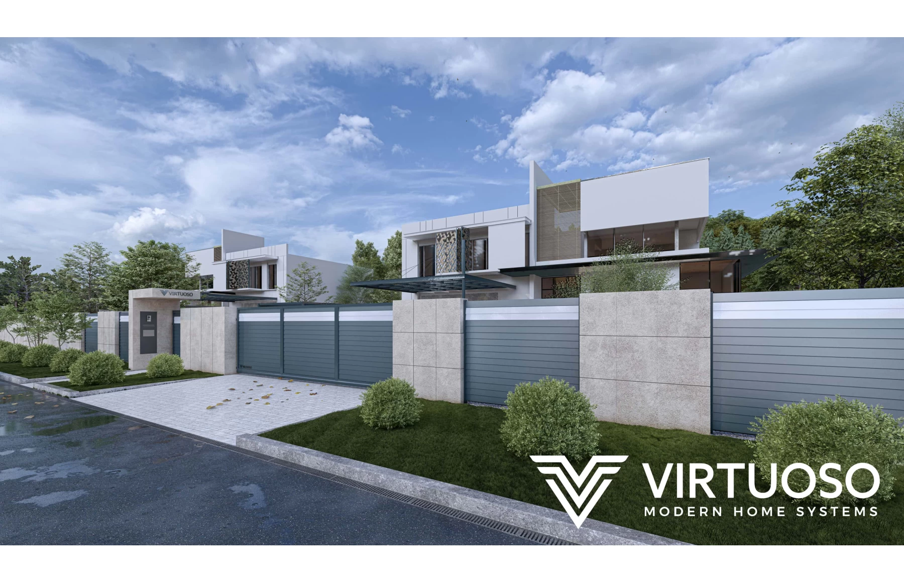 Gard Cu Placaj Zeus Aluminiu