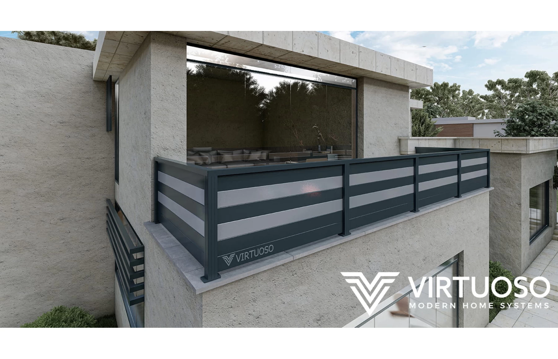 Balustrada Apollo Aluminiu