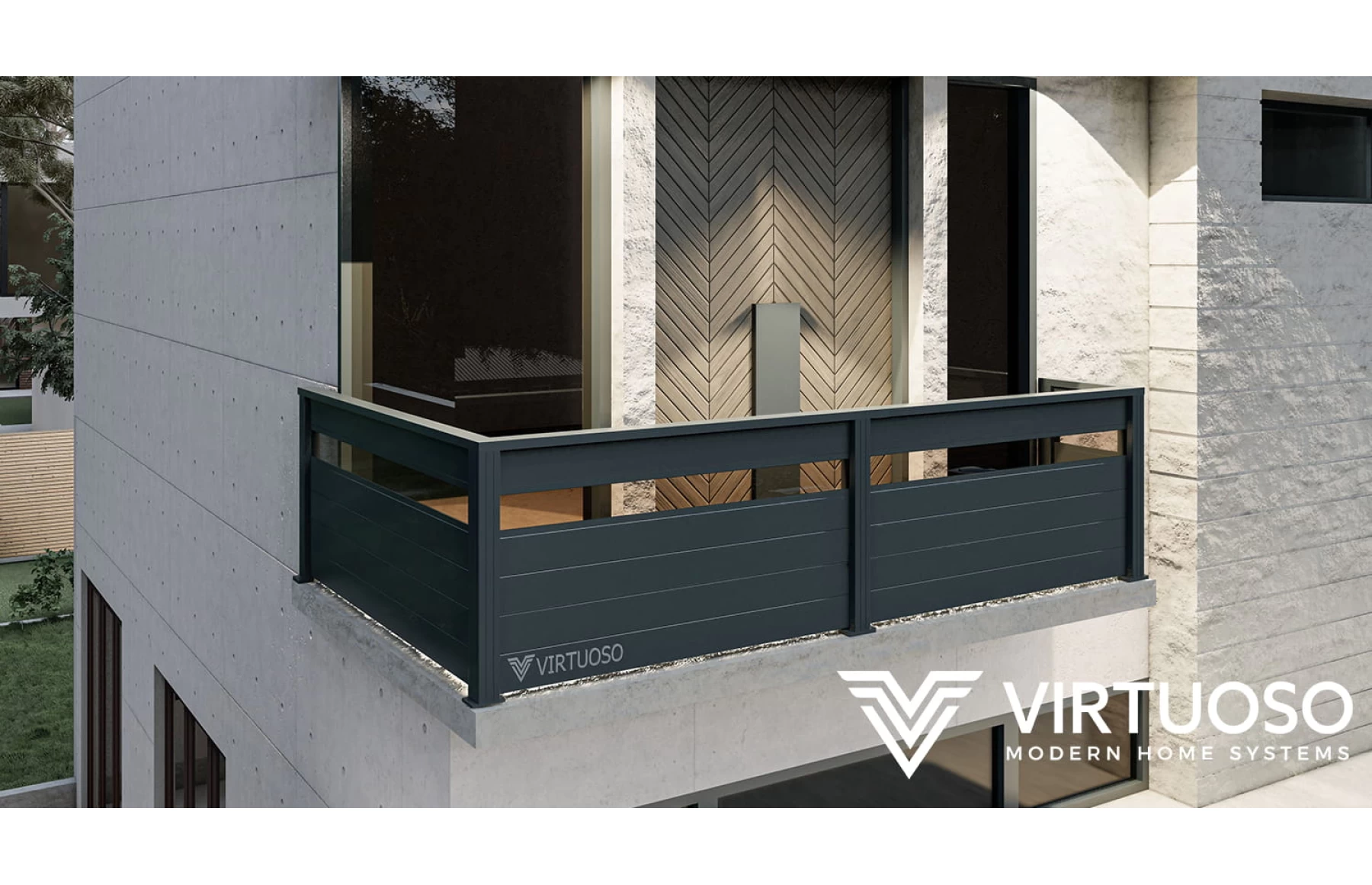 Balustrada Atena Aluminiu