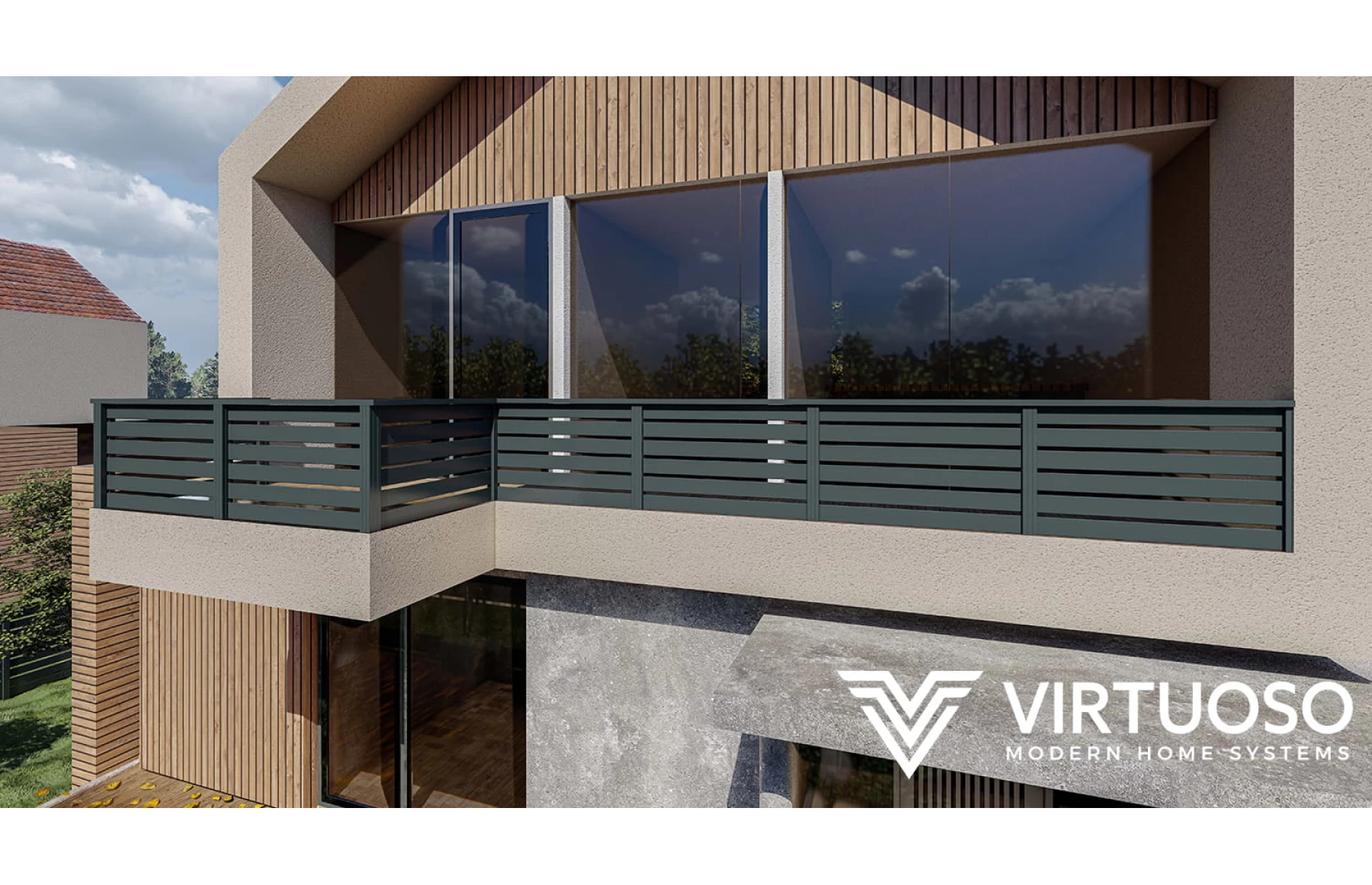 Balustrada Prometheus Aluminiu