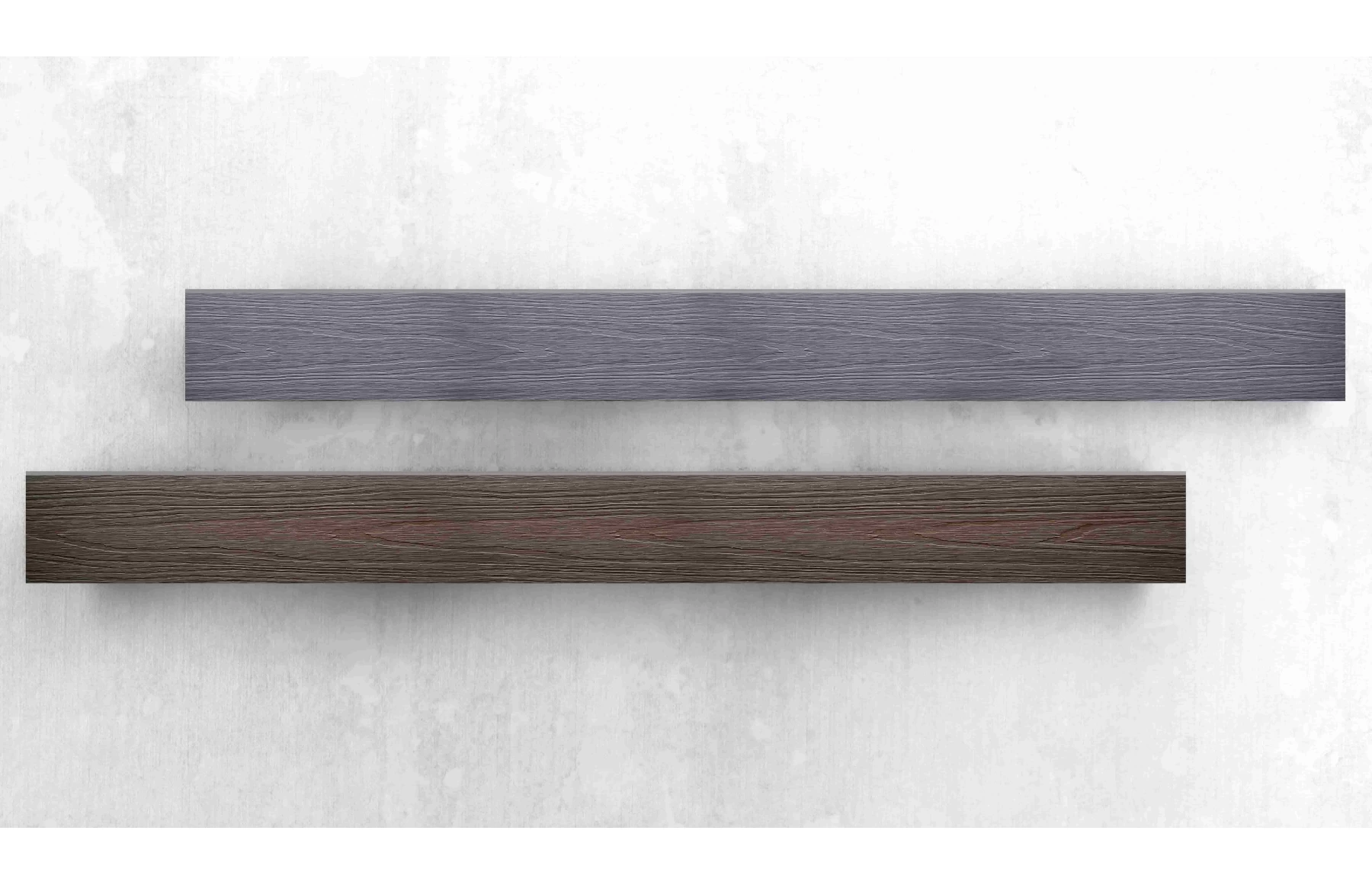 Placa deck terasa WPC PREMIUM, tip pardoseala/dusumea WPC, placa co extrudata, 145x22mm, gri lemn, model No Gap