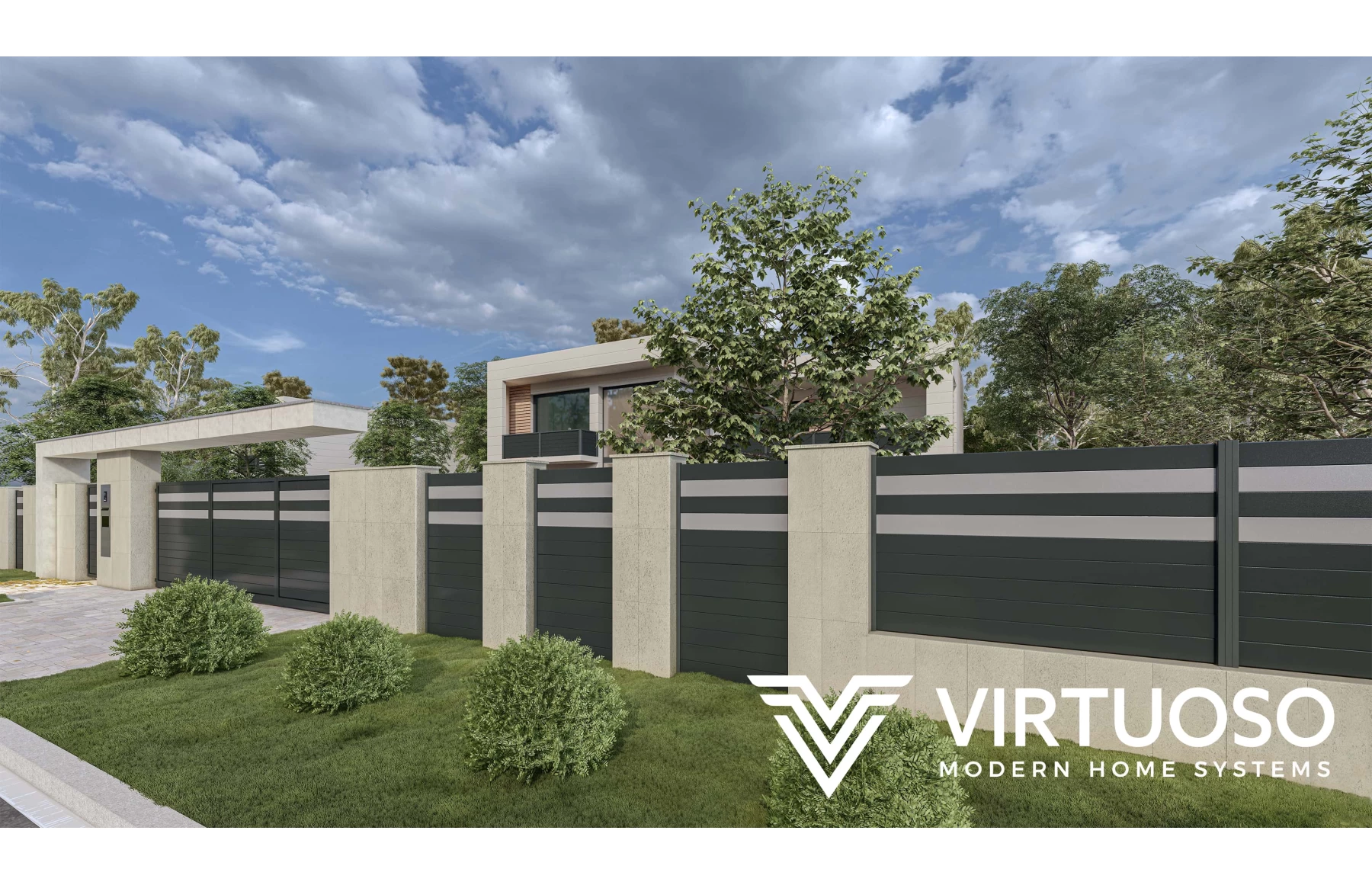 Poarta culisanta la 90 de grade, Apollo 2.0, Aluminiu