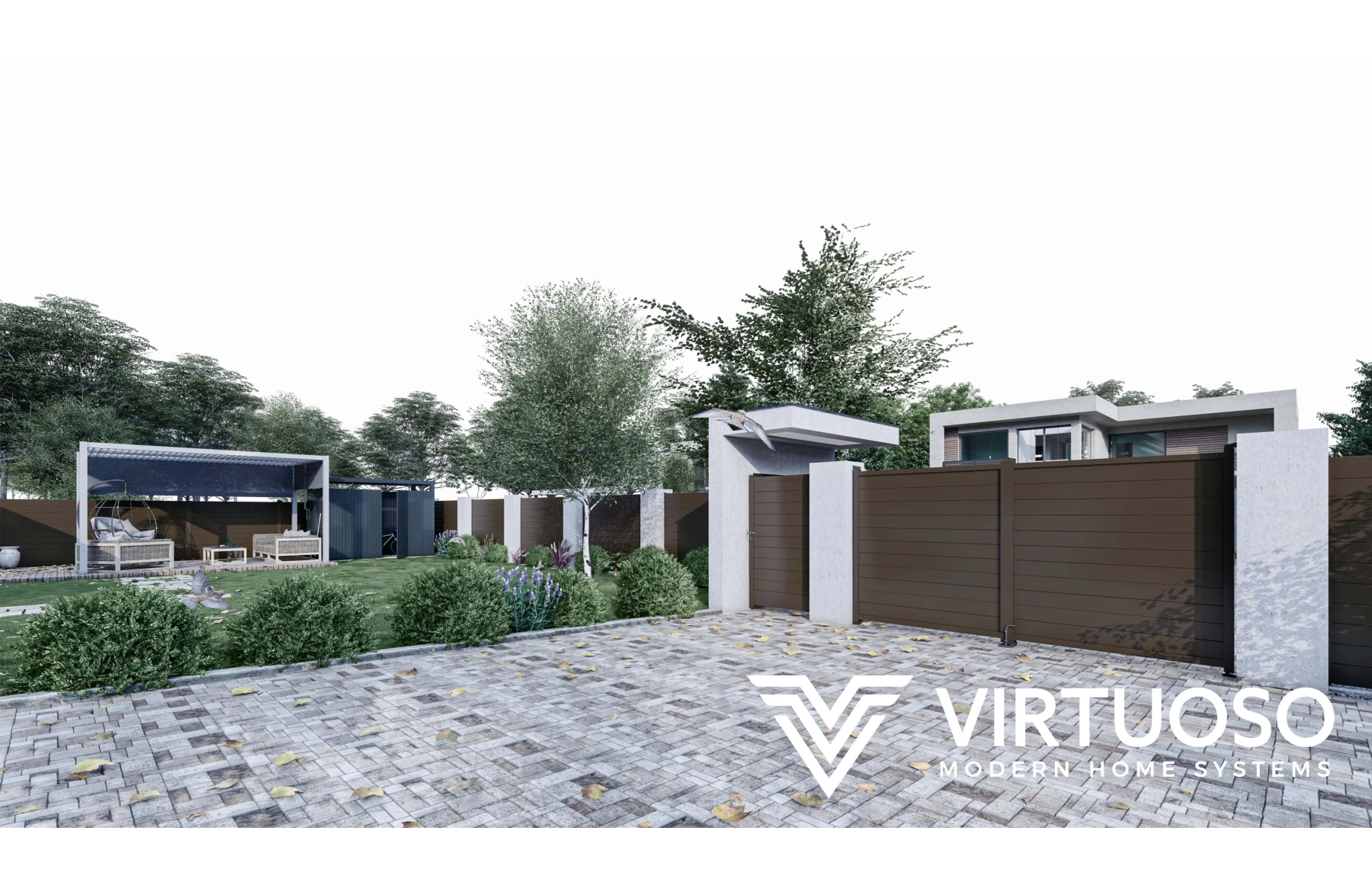 Poarta autoportanta, Apollo, Aluminiu