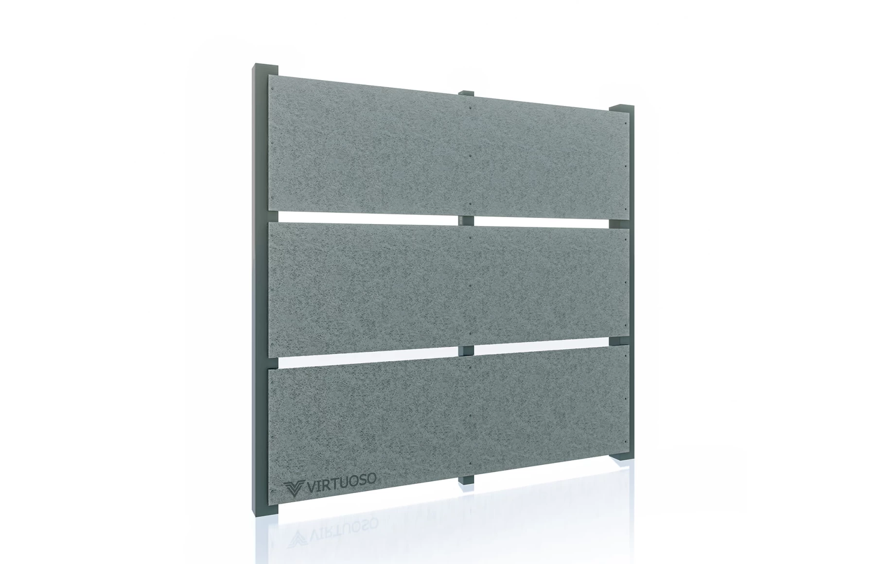 Gard modern fibrociment, Fibro X, Light Grey Day