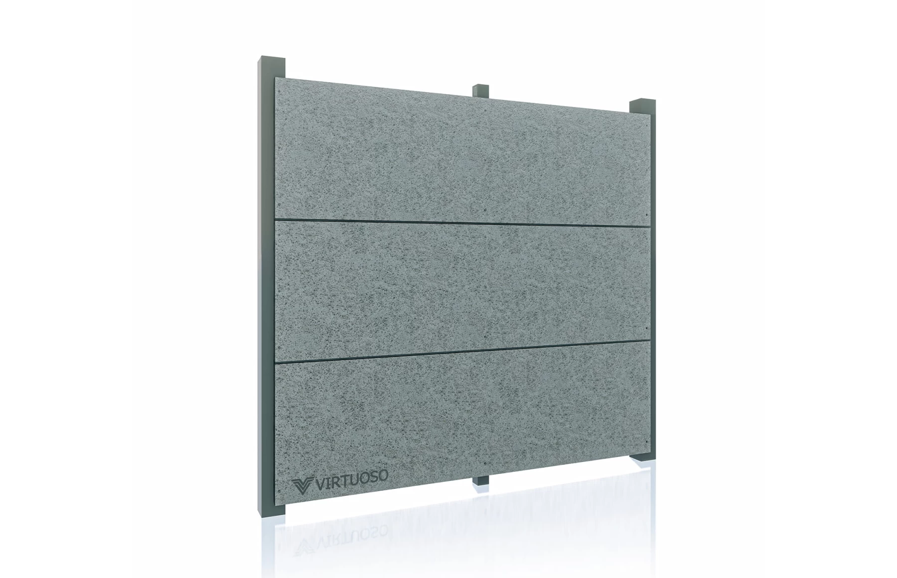 Gard modern fibrociment, Fibro X, Light Grey Night