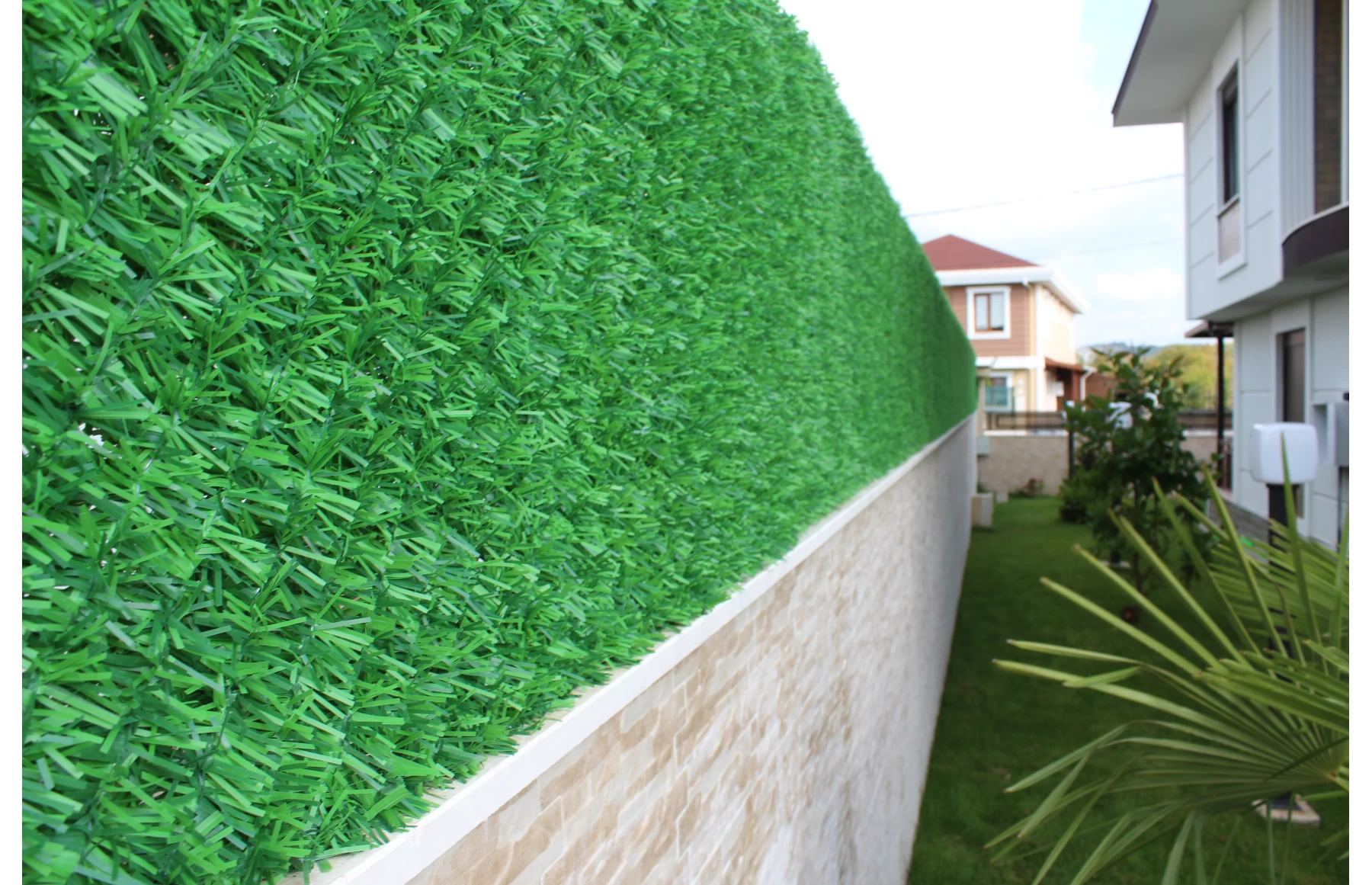 Plasa gard viu artificial, imitatie Gard Viu, plasa paravan verde, 1.5x10metri, Virtuoso