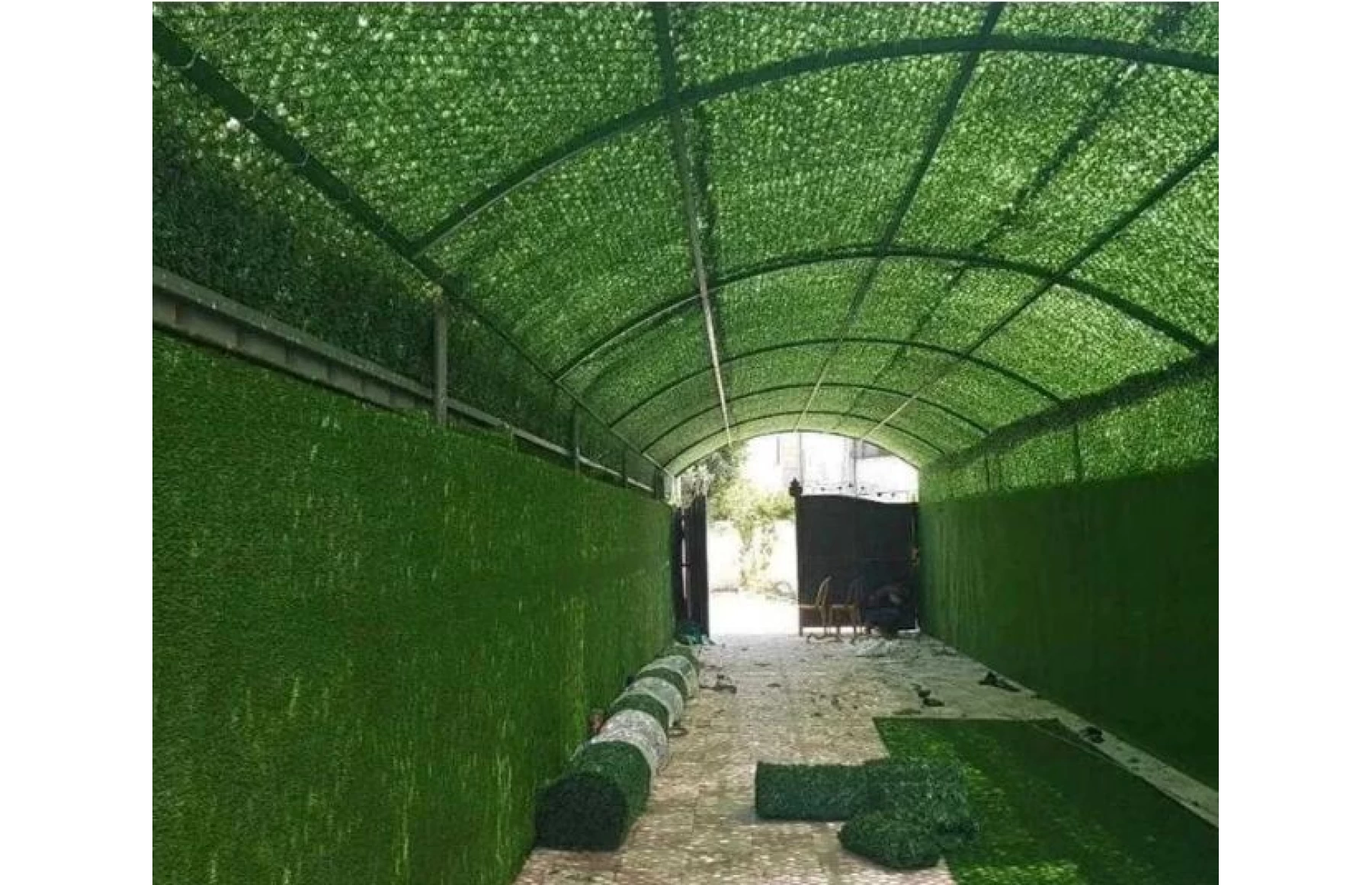 Plasa gard viu artificial, imitatie Gard Viu, plasa paravan verde, 1.5x10metri, Virtuoso