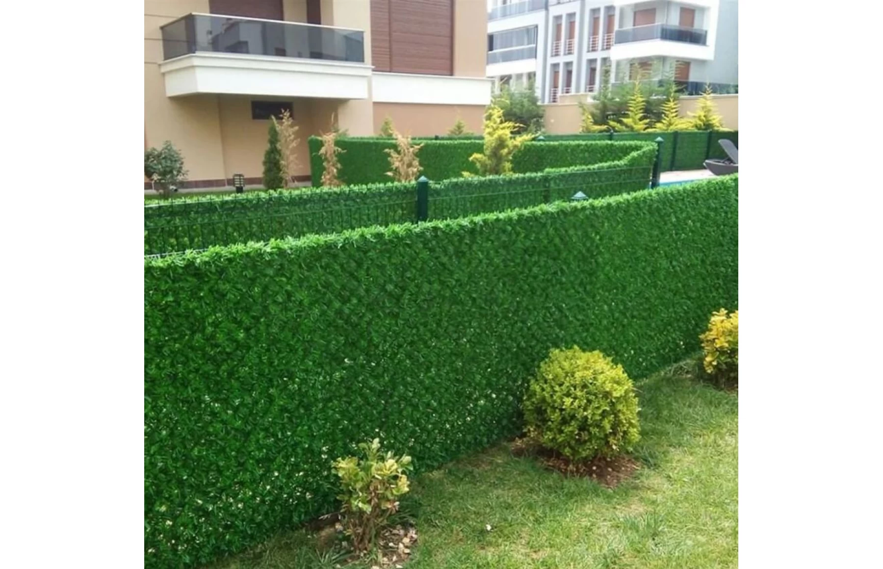 Plasa gard viu artificial, imitatie Gard Viu, plasa paravan verde, 1.5x10metri, Virtuoso