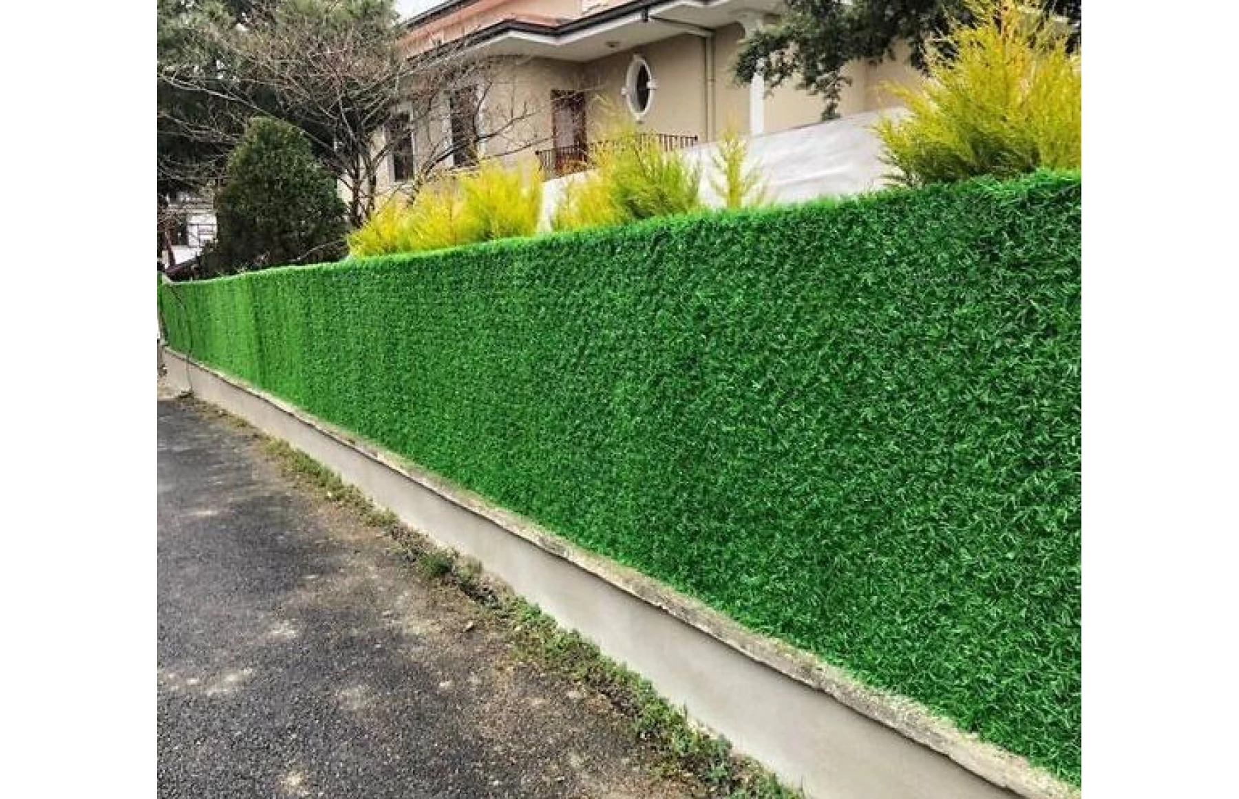 Plasa gard viu artificial, imitatie Gard Viu, plasa paravan verde, 1.5x10metri, Virtuoso