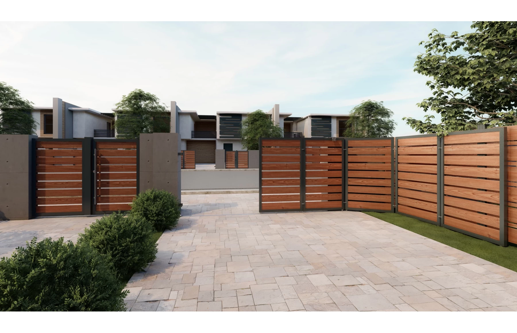 Poarta culisanta la 90 de grade, Herod, Aluminiu