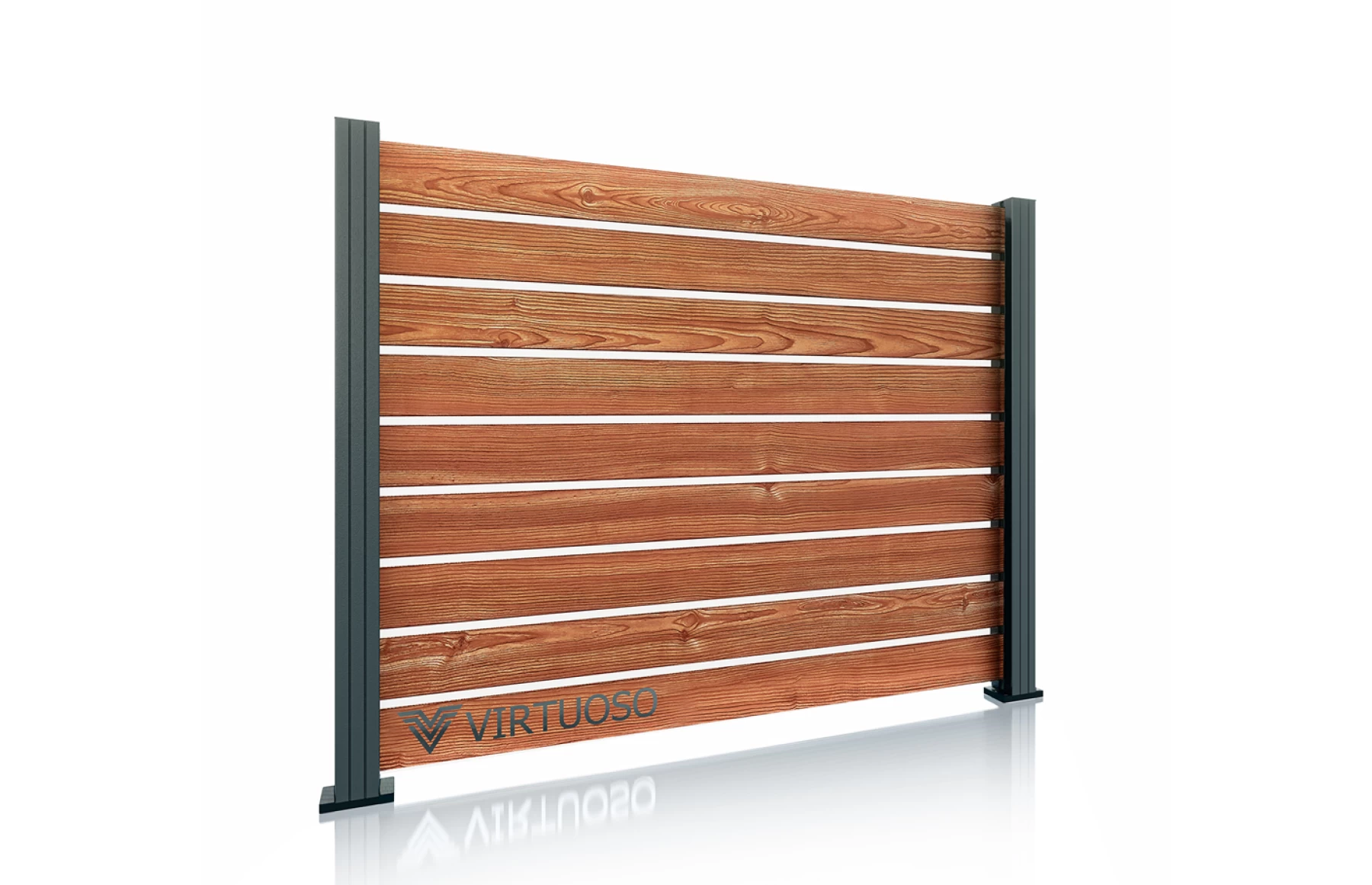 Panou gard cu stalpi din aluminiu, model Herod