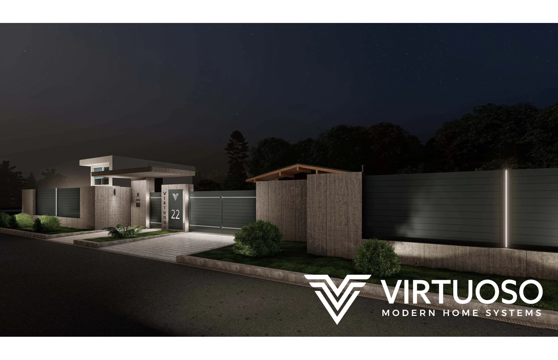 Gard Cu Placaj Bacus Aluminiu