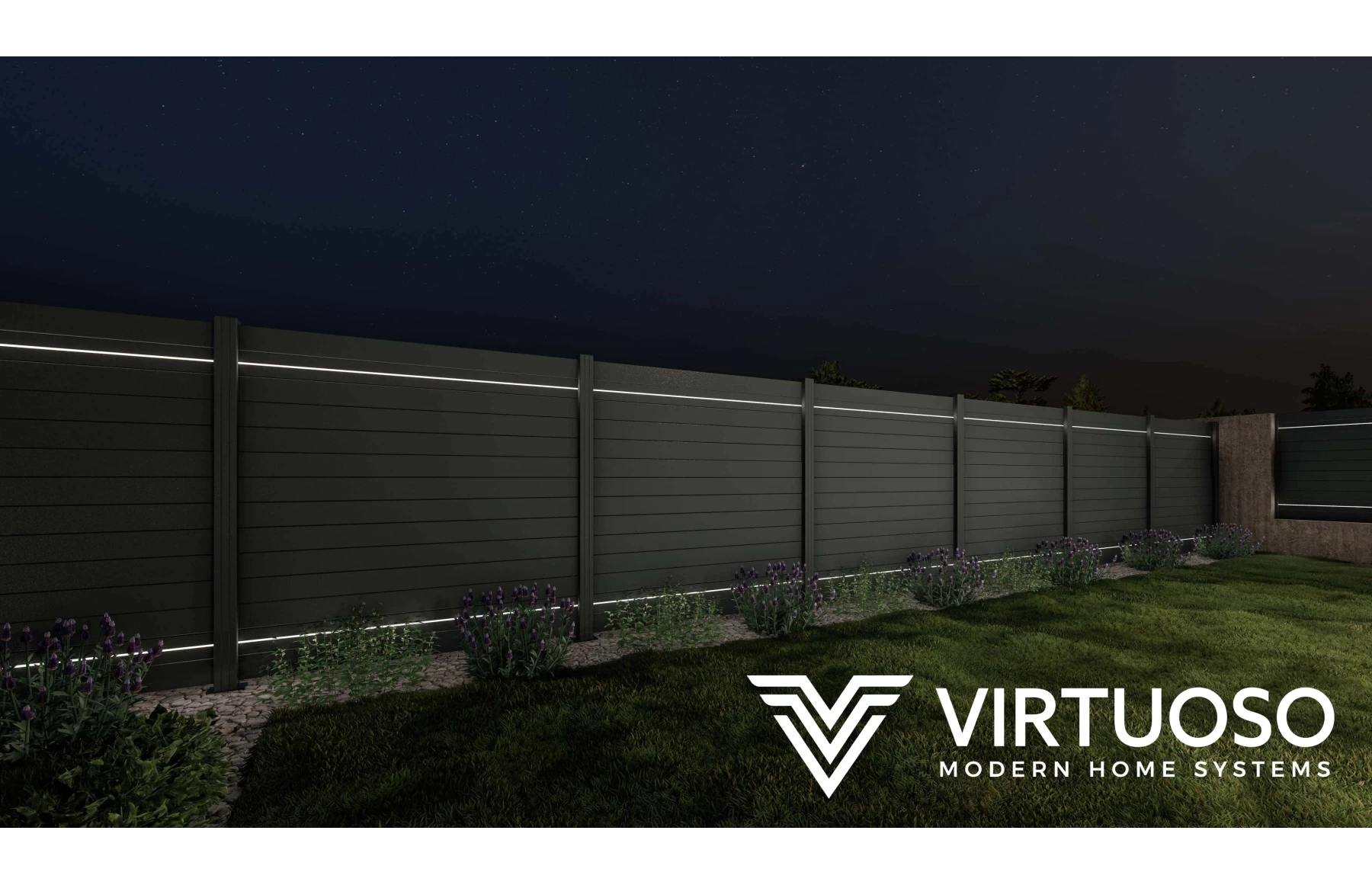 Gard Cu Placaj Bacus Aluminiu