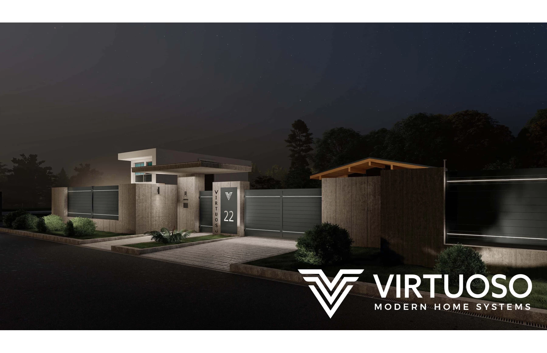 Gard Cu Placaj Bacus Aluminiu