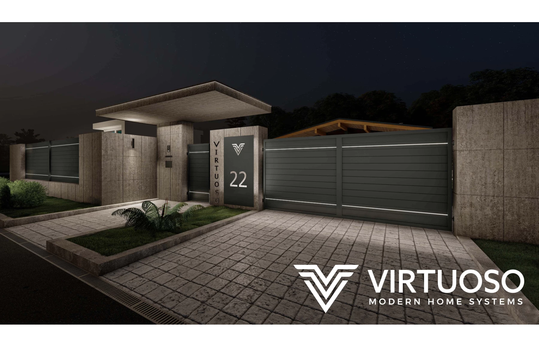 Gard Cu Placaj Bacus Aluminiu