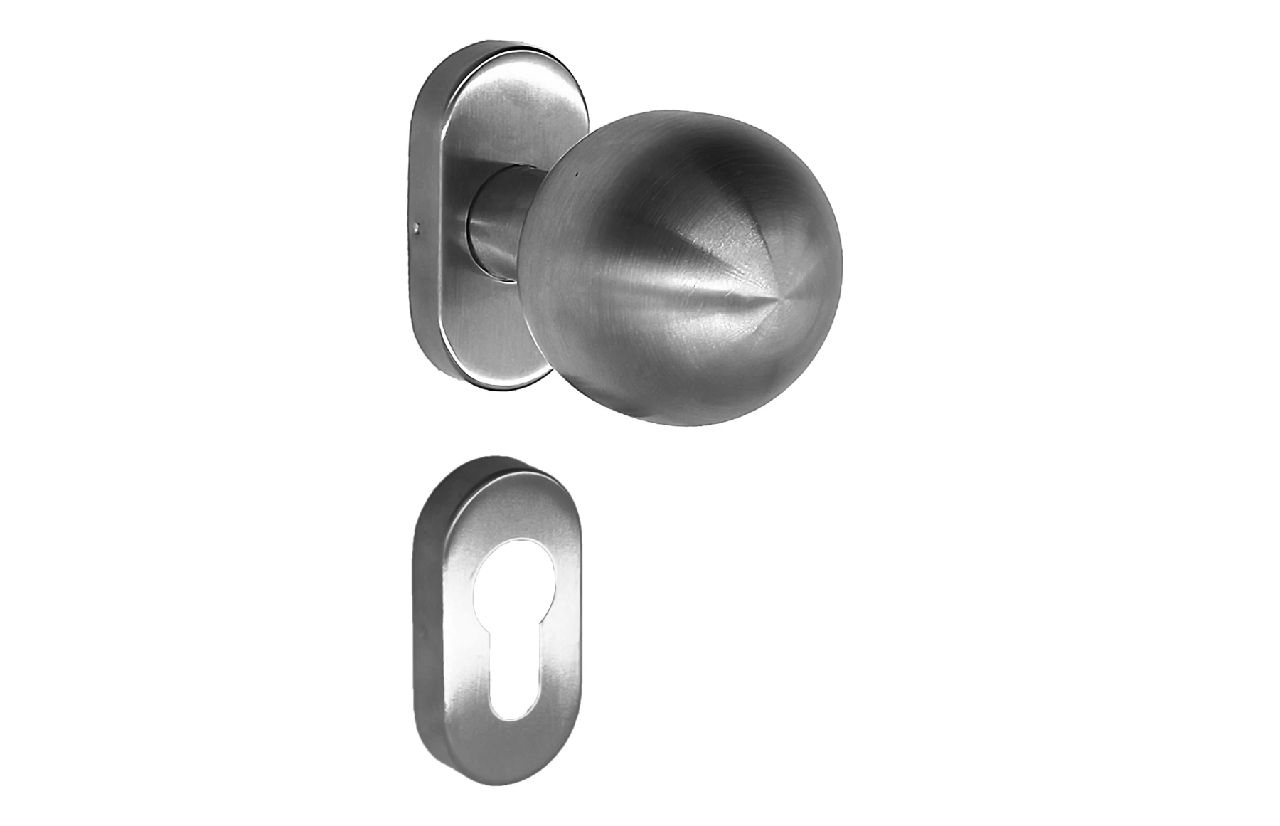 Set manere inox satinat, tip bila cu arc, Premium, Virtuoso