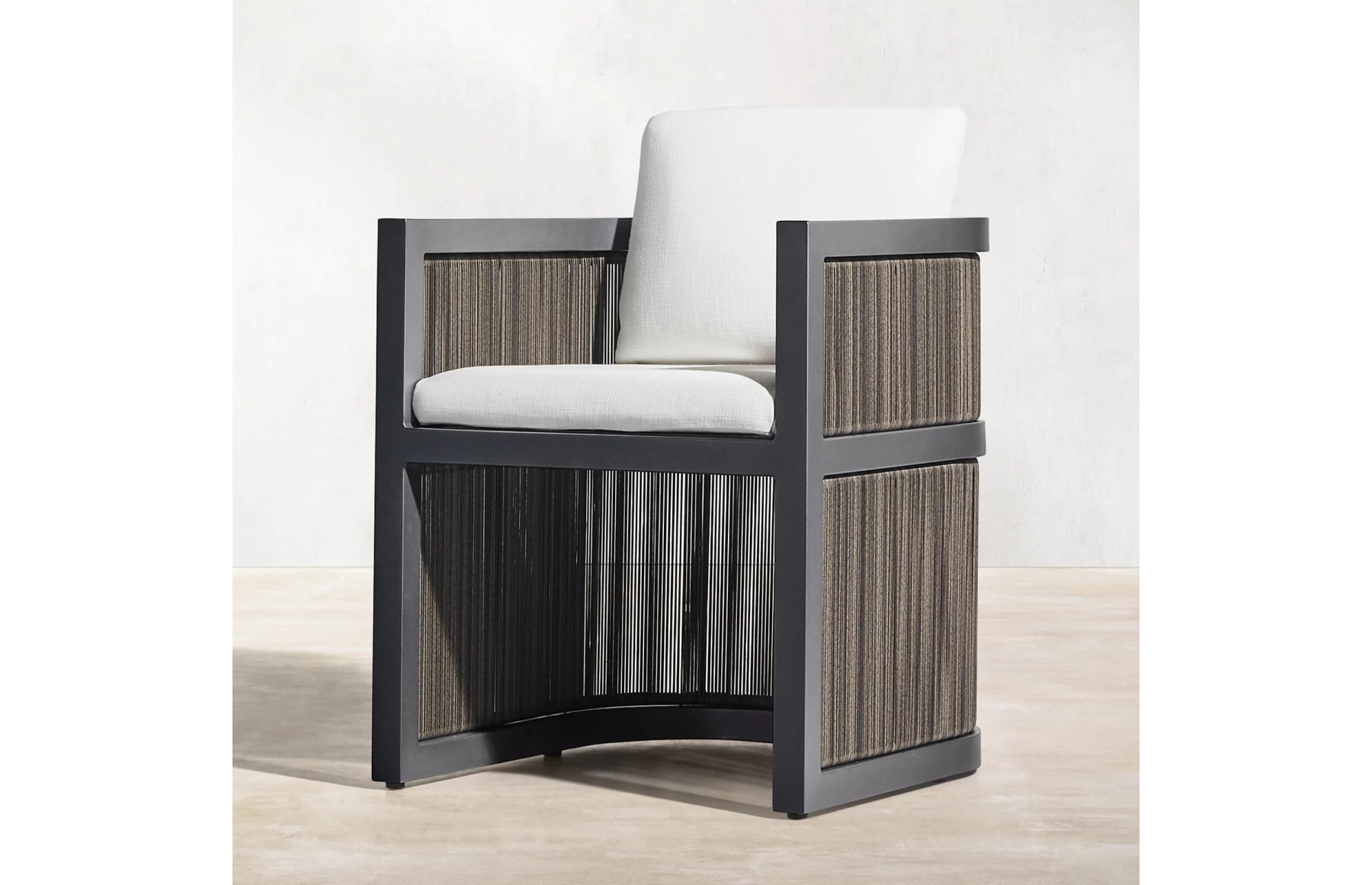 Set masa dining cu 6 scaune premium din aluminiu, pentru terasa/gradina/balcon, model Bari