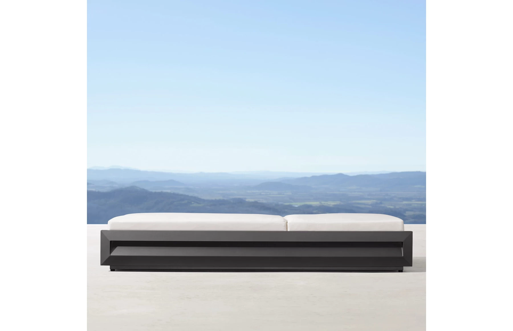 Sezlong premium din aluminiu, pentru terasa/gradina/balcon, model Dubai