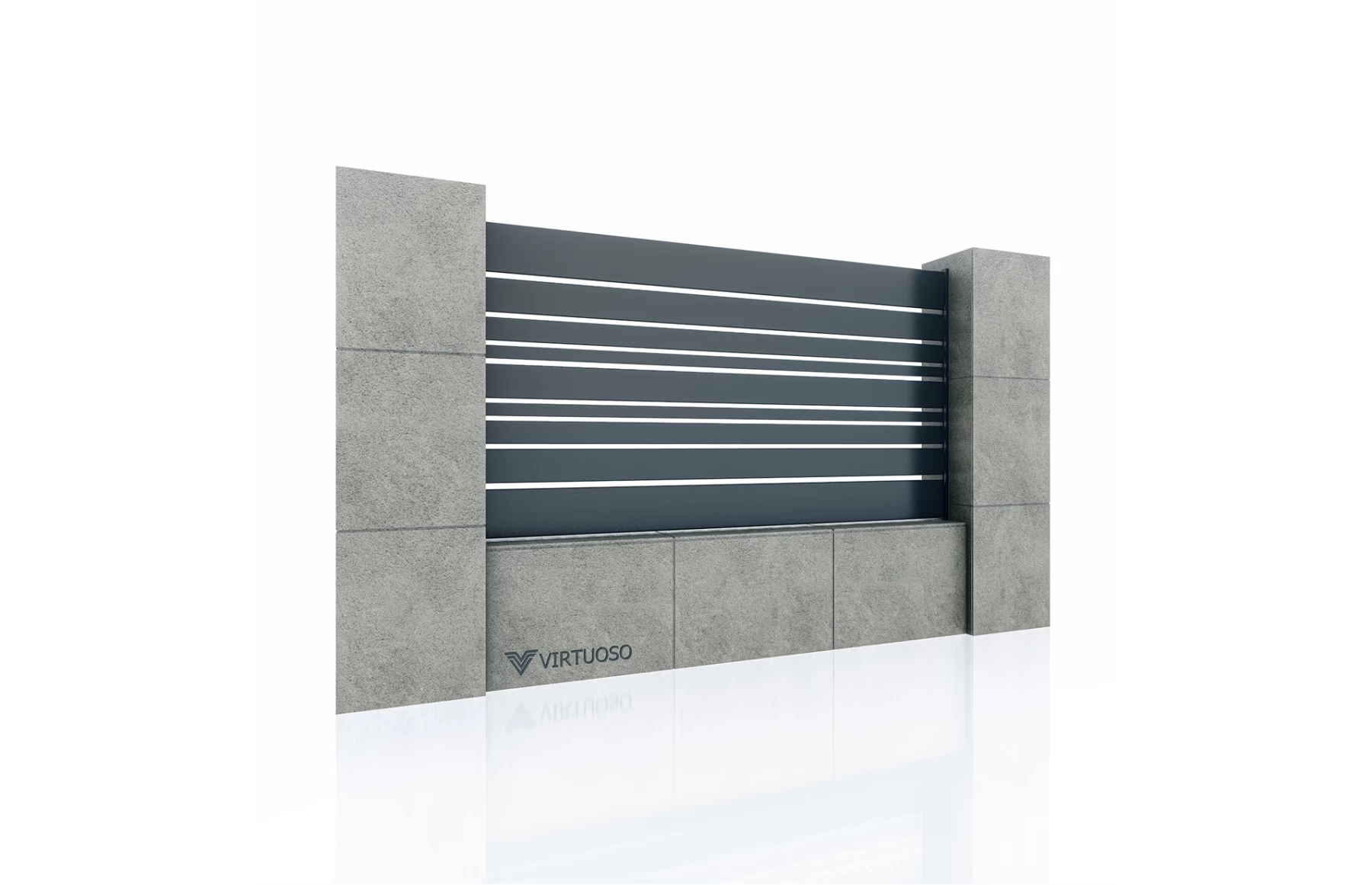 Panou gard metalic din aluminiu, model Paradox