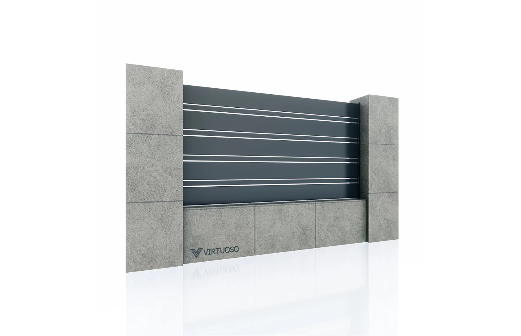 Panou gard metalic din aluminiu model Pegasus