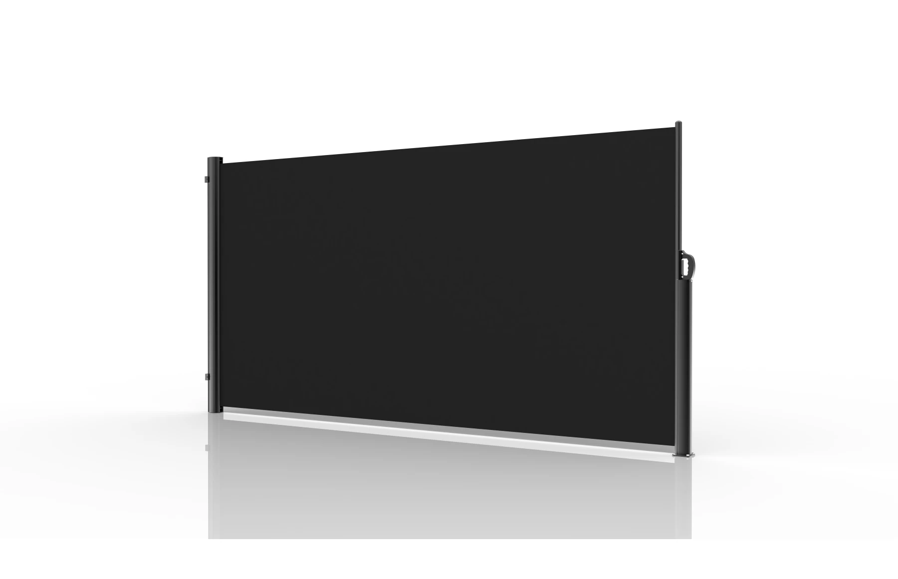 Copertina laterala 3 metri retractabila, incastrat in caseta din aluminiu, 1800x3000mm, intimitate garantata