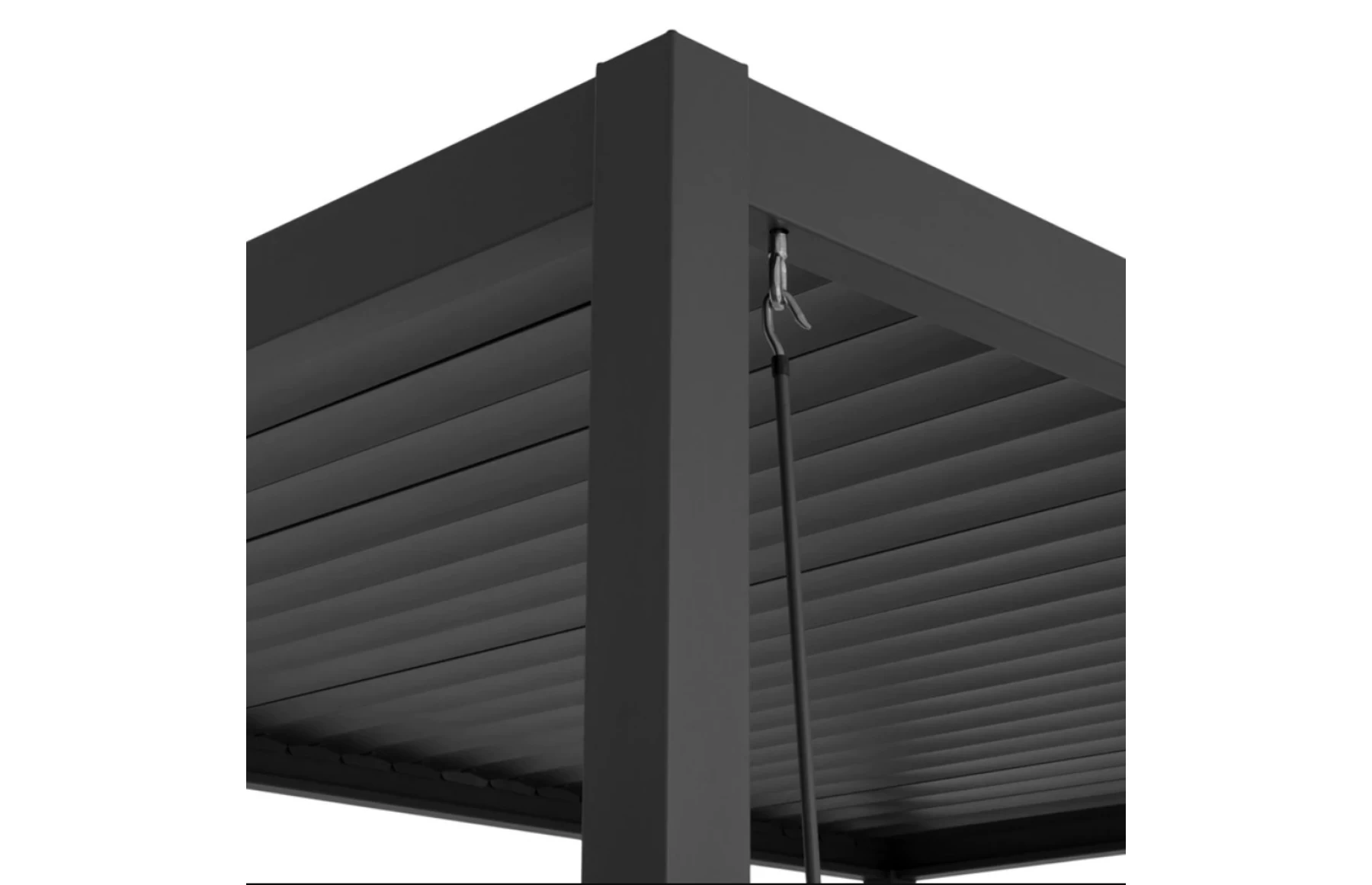 Pergola X Bioclimatica, Pavilion 3x4x2.5metri cu LED , Premium, Aluminiu, Ofertă limitata