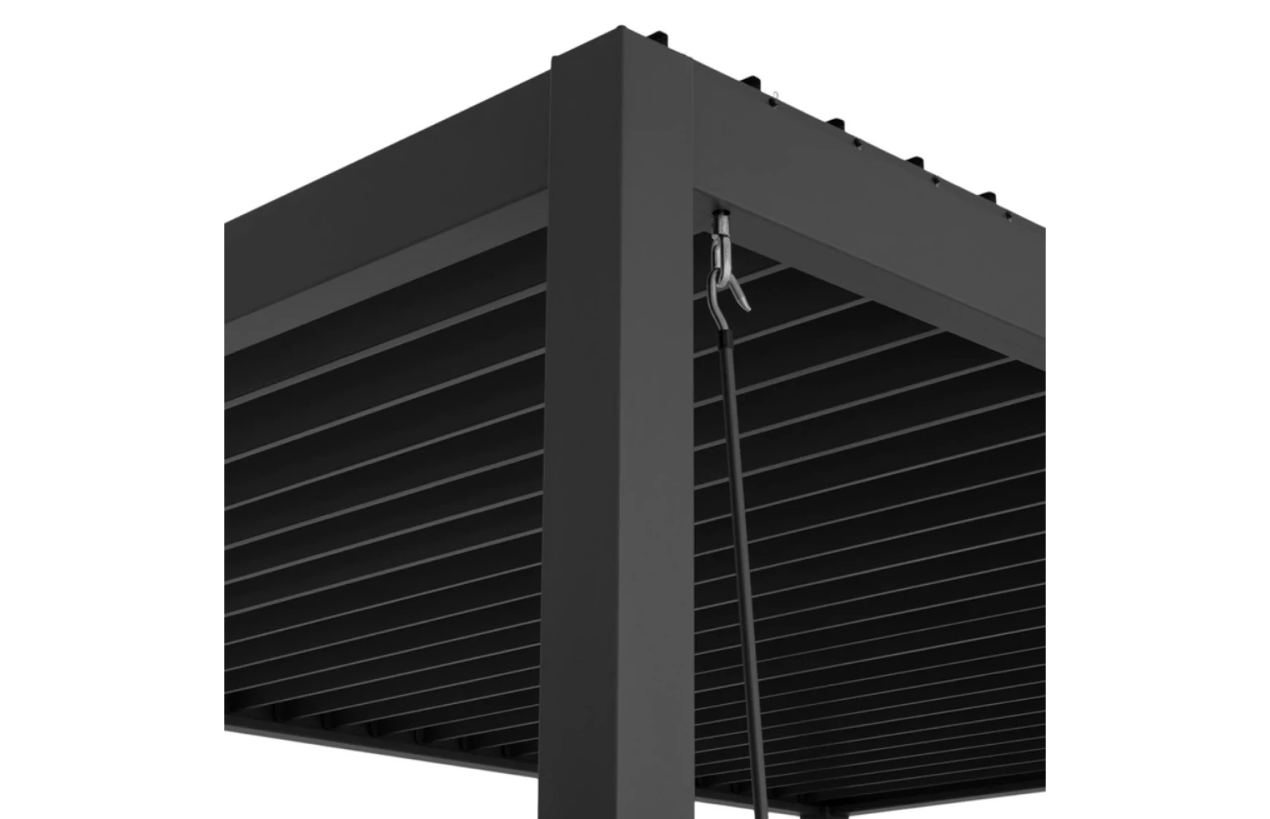 Pergola X Bioclimatica, Pavilion 3x4x2.5metri cu LED , Premium, Aluminiu, Ofertă limitata