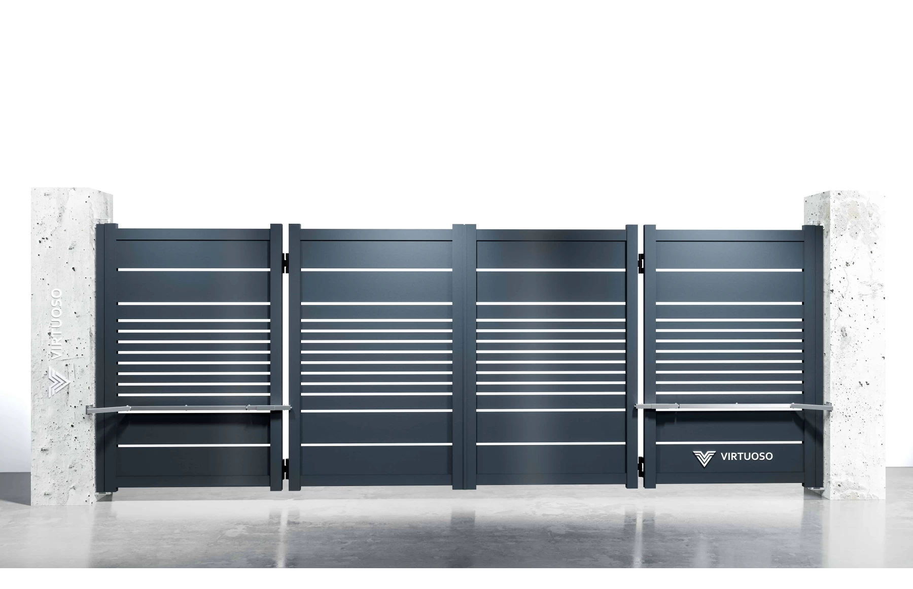 Poarta bi-fold articulata, Odiseu, Aluminiu