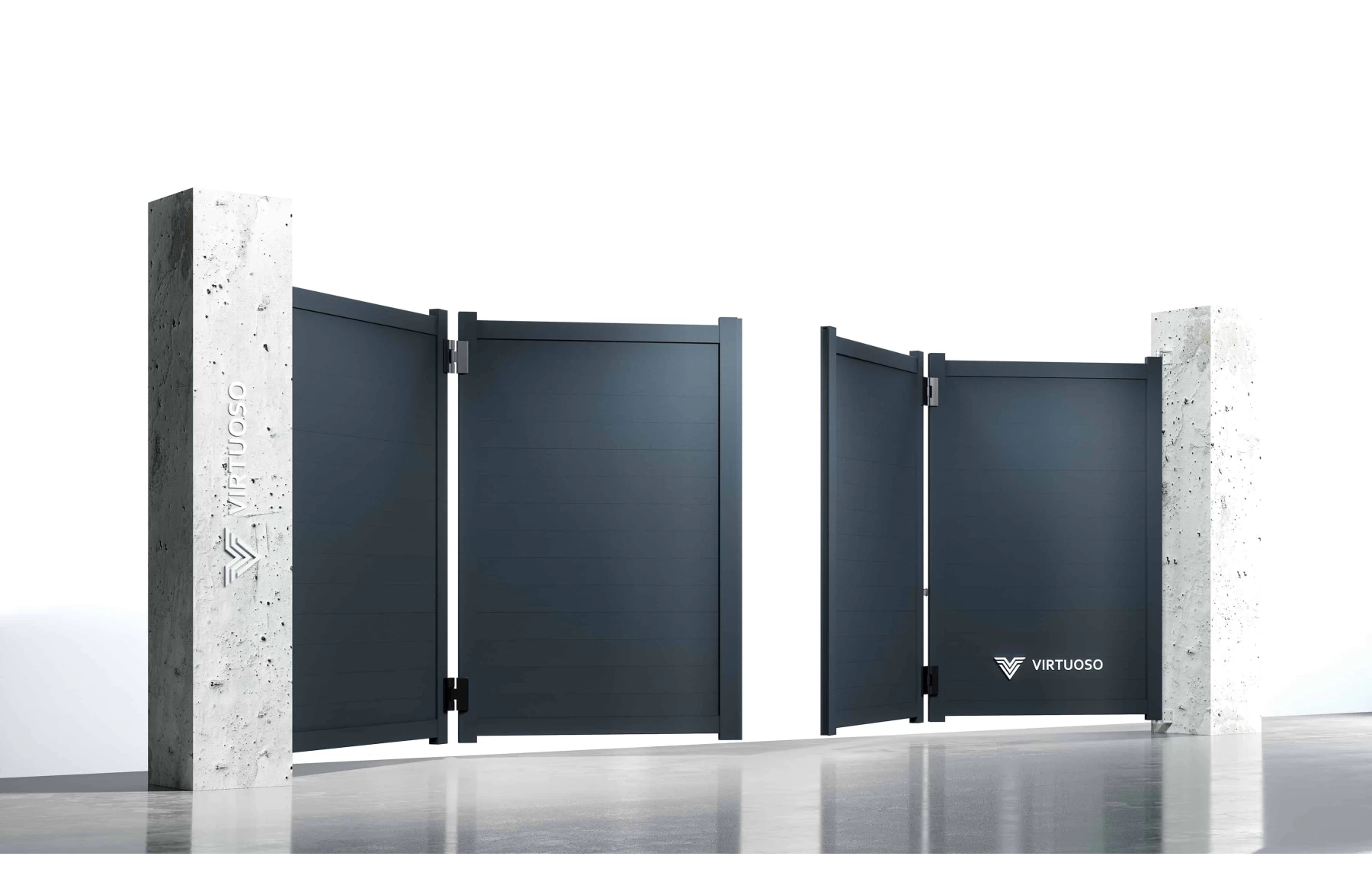 Poarta bi-fold articulata, Apollo 2.0, Aluminiu