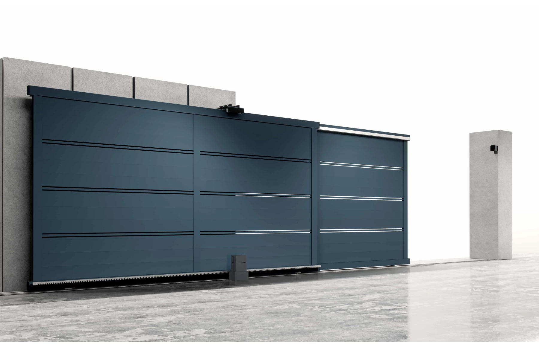 Poarta armonica telescopica, Artemis, Aluminiu