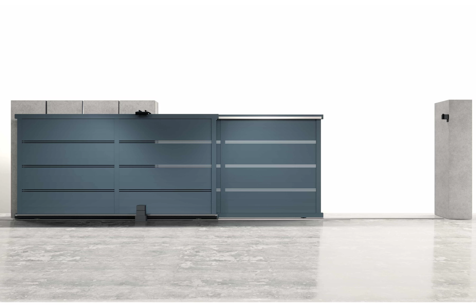 Poarta armonica telescopica, Artemis, Aluminiu