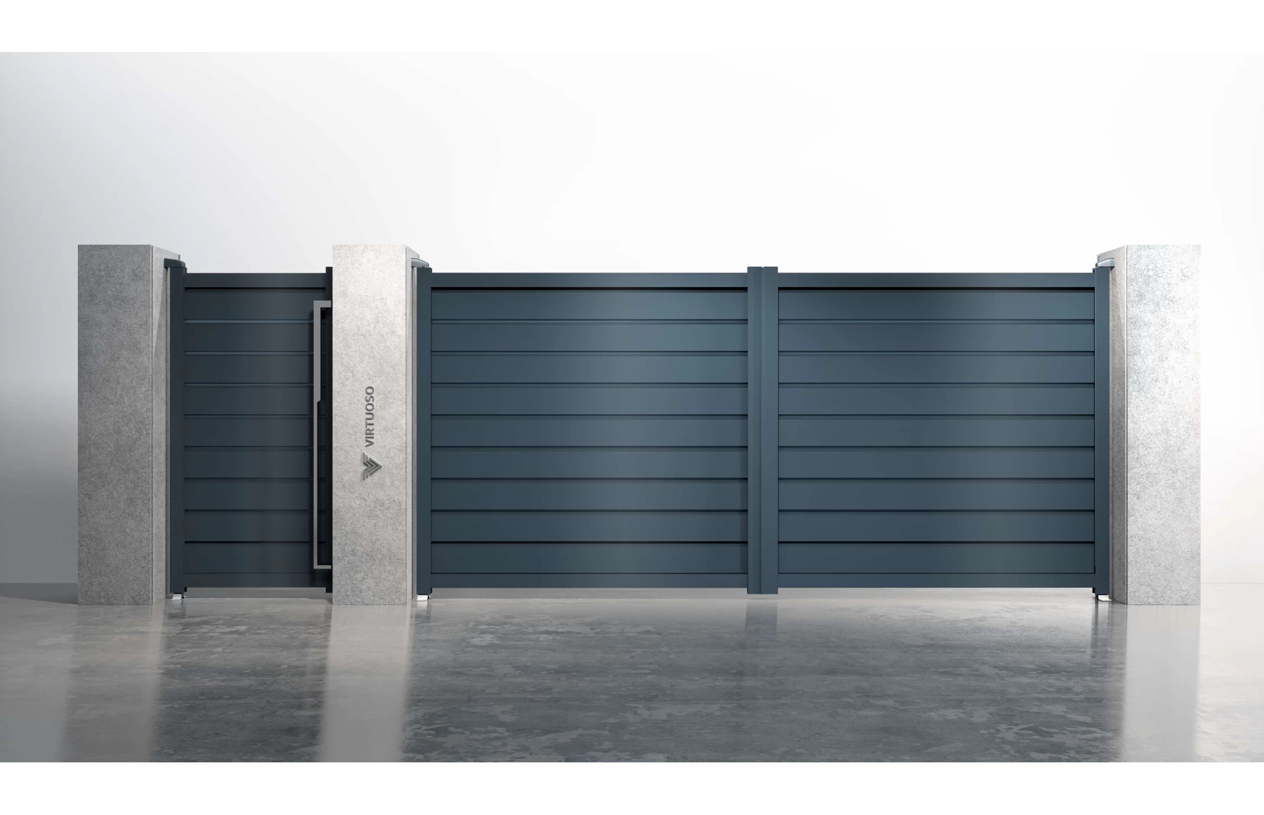 Set porti metalice din aluminiu, model Sfinx