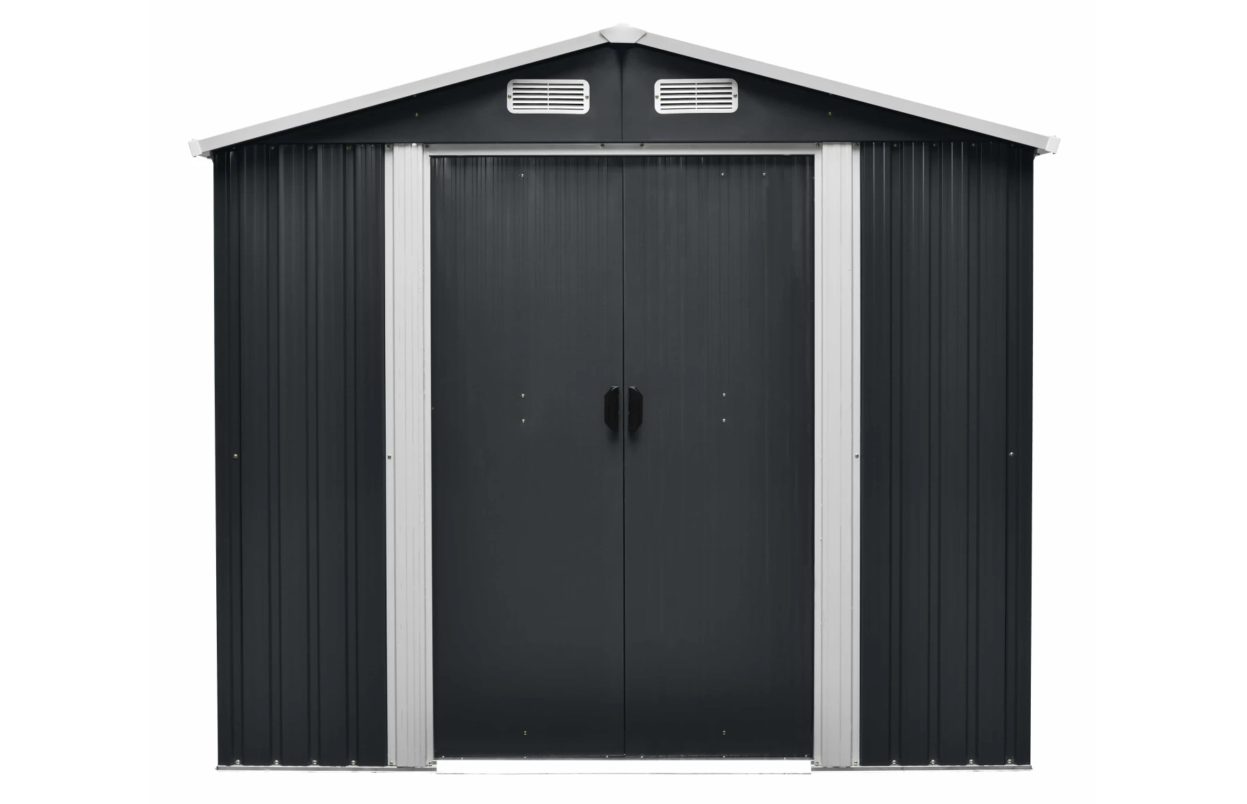 Magazie tip casuta depozitare gradina EasyBox 4m2, casuta depozitare unelte, Basic, Otel zincat