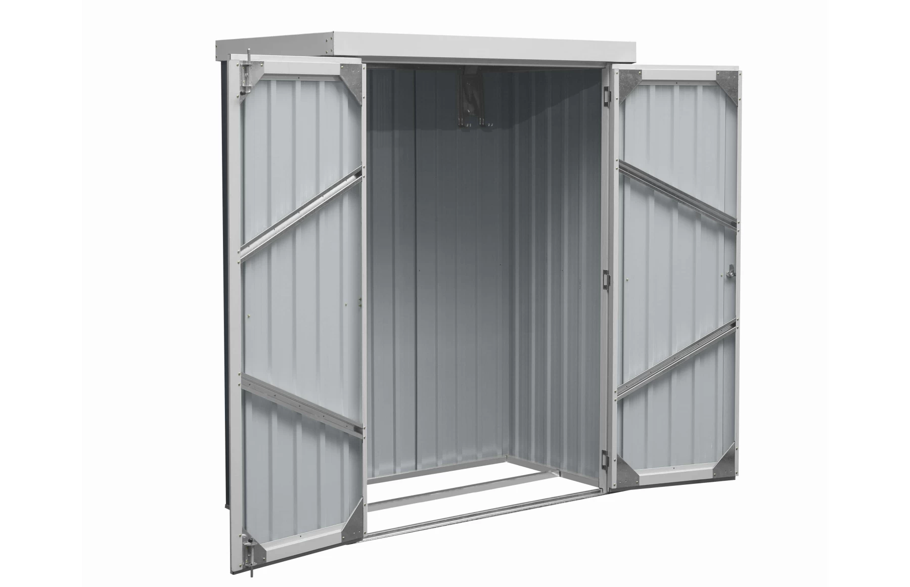 Magazie dulap depozitare gradina GoodBox, casuta depozitare unelte, Basic, Otel zincat