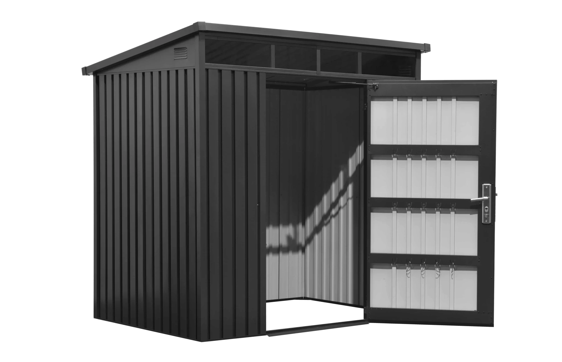 Magazie depozitare gradina SkyBox, casuta depozitare unelte, Premium, Otel zincat