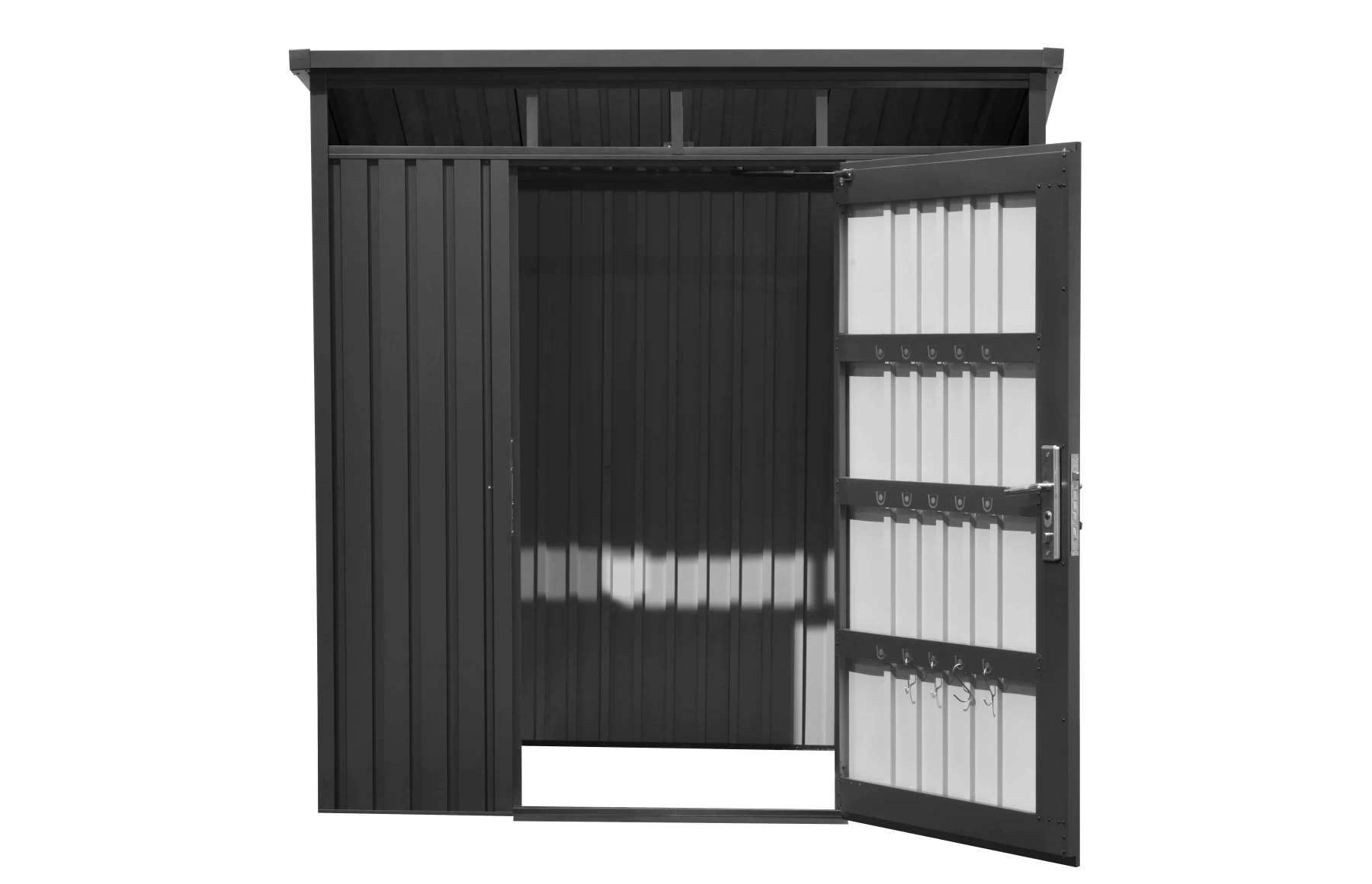 Magazie depozitare gradina SkyBox, casuta depozitare unelte, Premium, Otel zincat