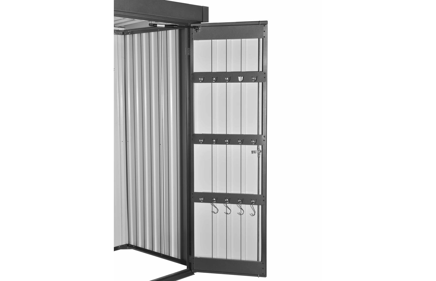 Magazie depozitare gradina SolidBox, casuta depozitare unelte, Premium, Otel zincat