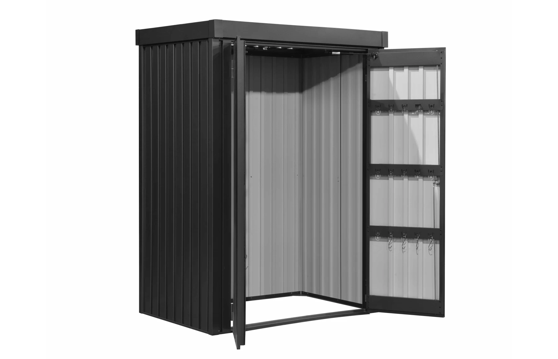 Magazie depozitare gradina SolidBox, casuta depozitare unelte, Premium, Otel zincat