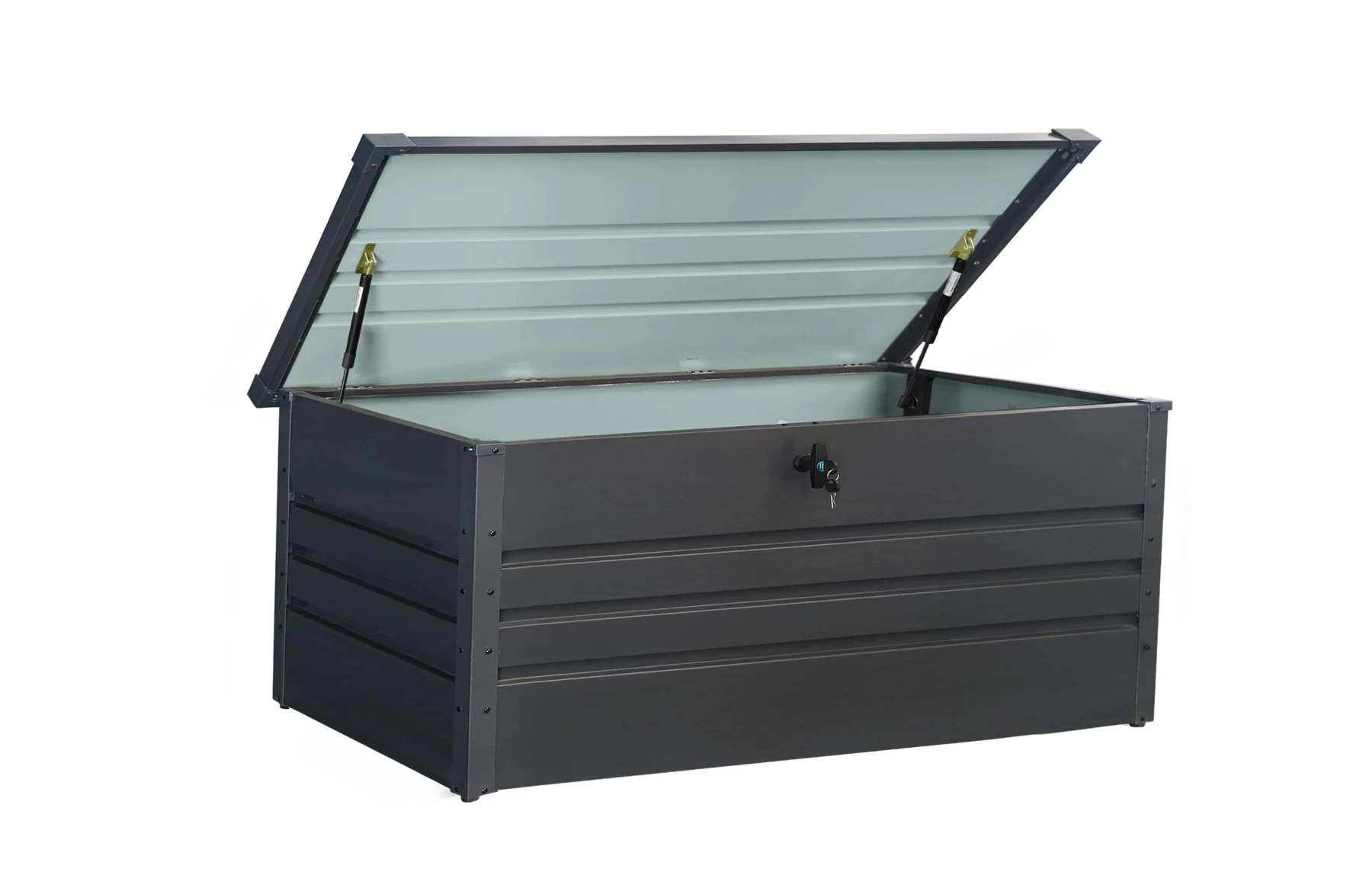 Cufar depozitare gradina SuperiorChest 600litri, lada depozitare unelte, Basic, Otel zincat