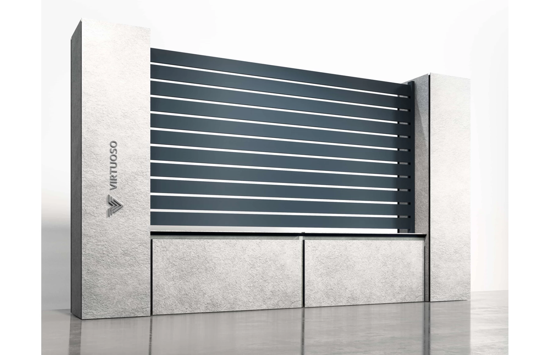 Panou gard metalic din aluminiu, model Taurus