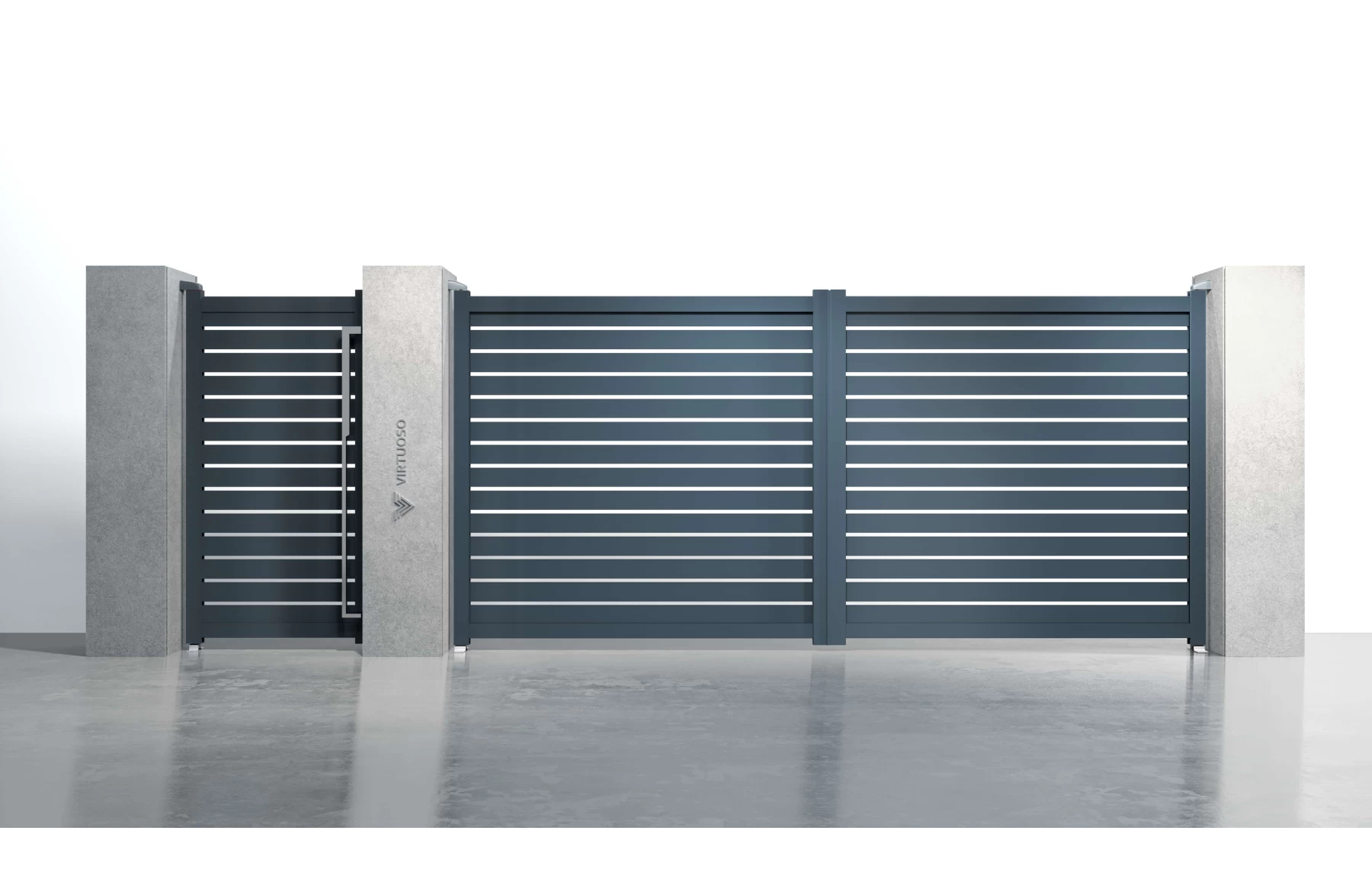 Set porti metalice din aluminiu, model Taurus