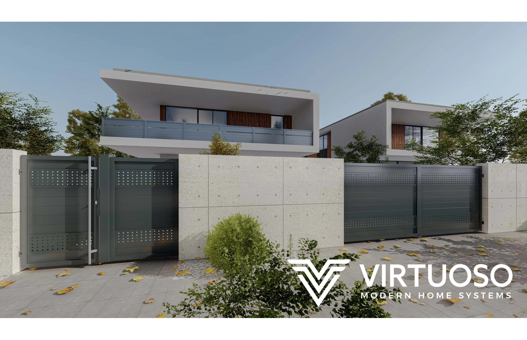 Poarta autoportanta, Hermes, Aluminiu