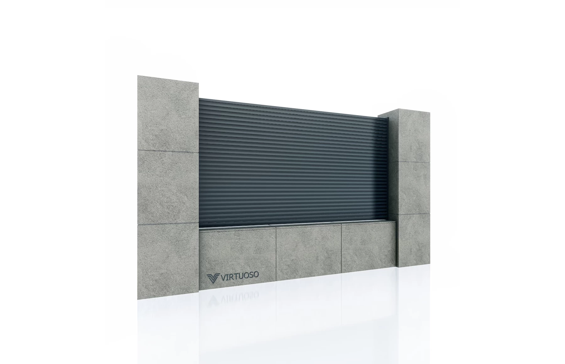 Panou gard cu placaj din aluminiu, model Tron