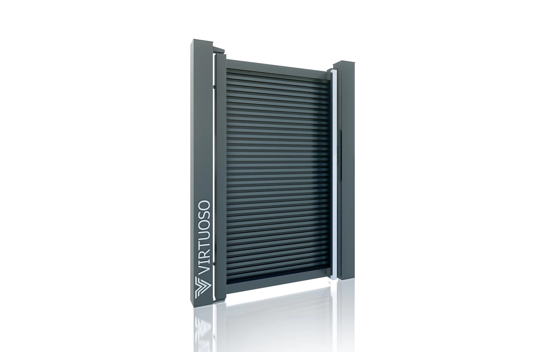 Poarta pietonala, Tron, Aluminiu