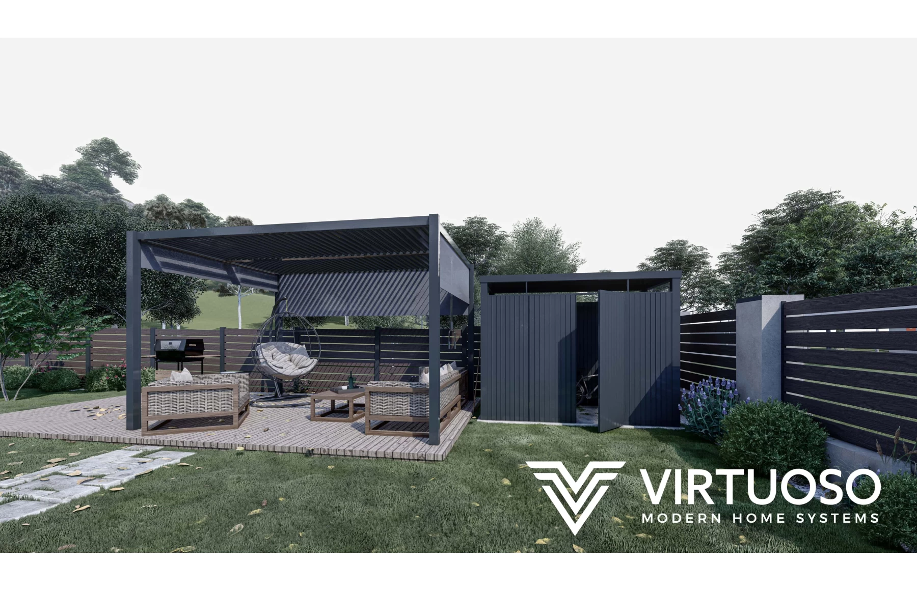 Set Porti Ares, WPC & Aluminiu