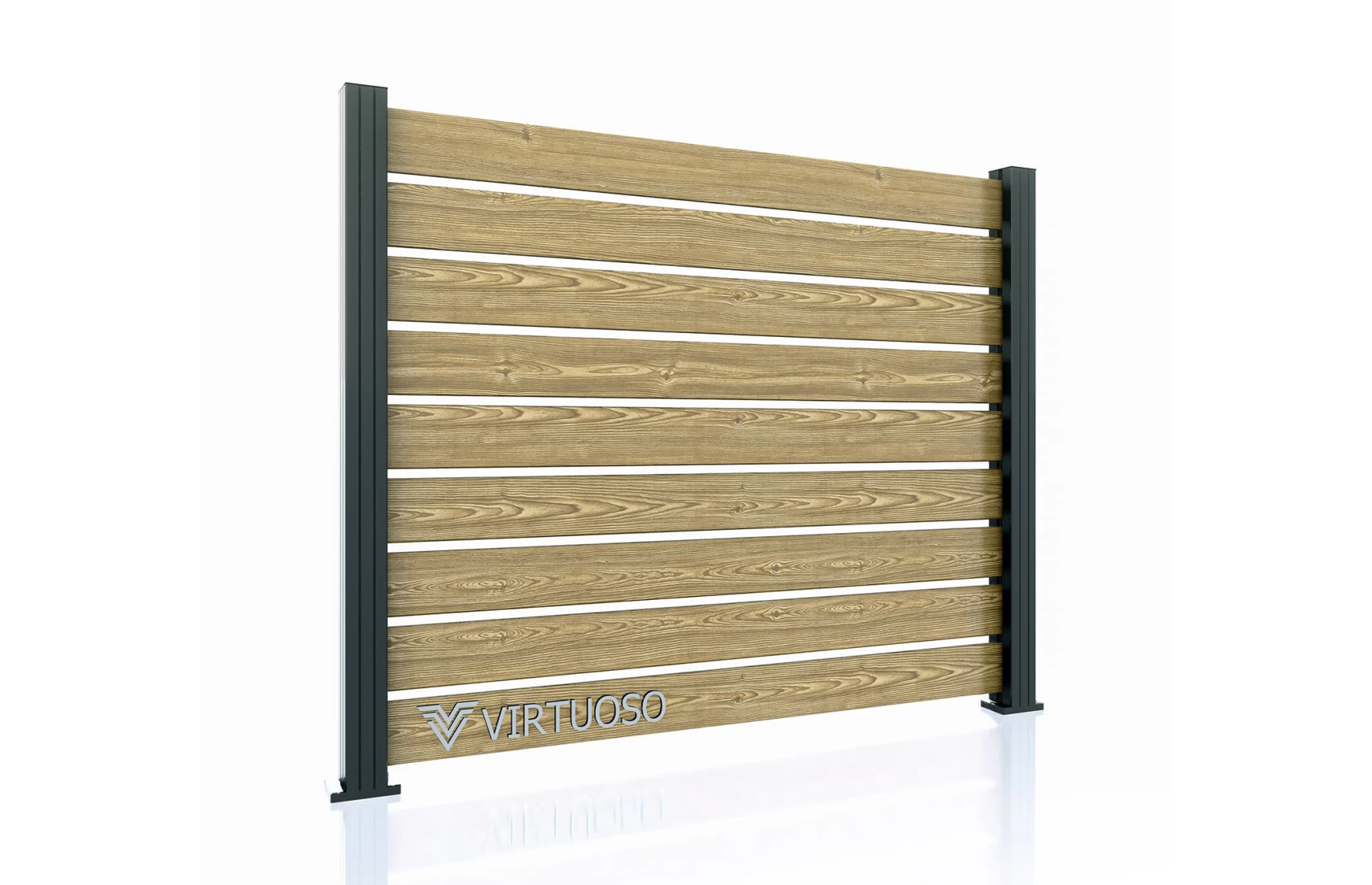 Gard WPC Ares Aluminiu, Light Wood