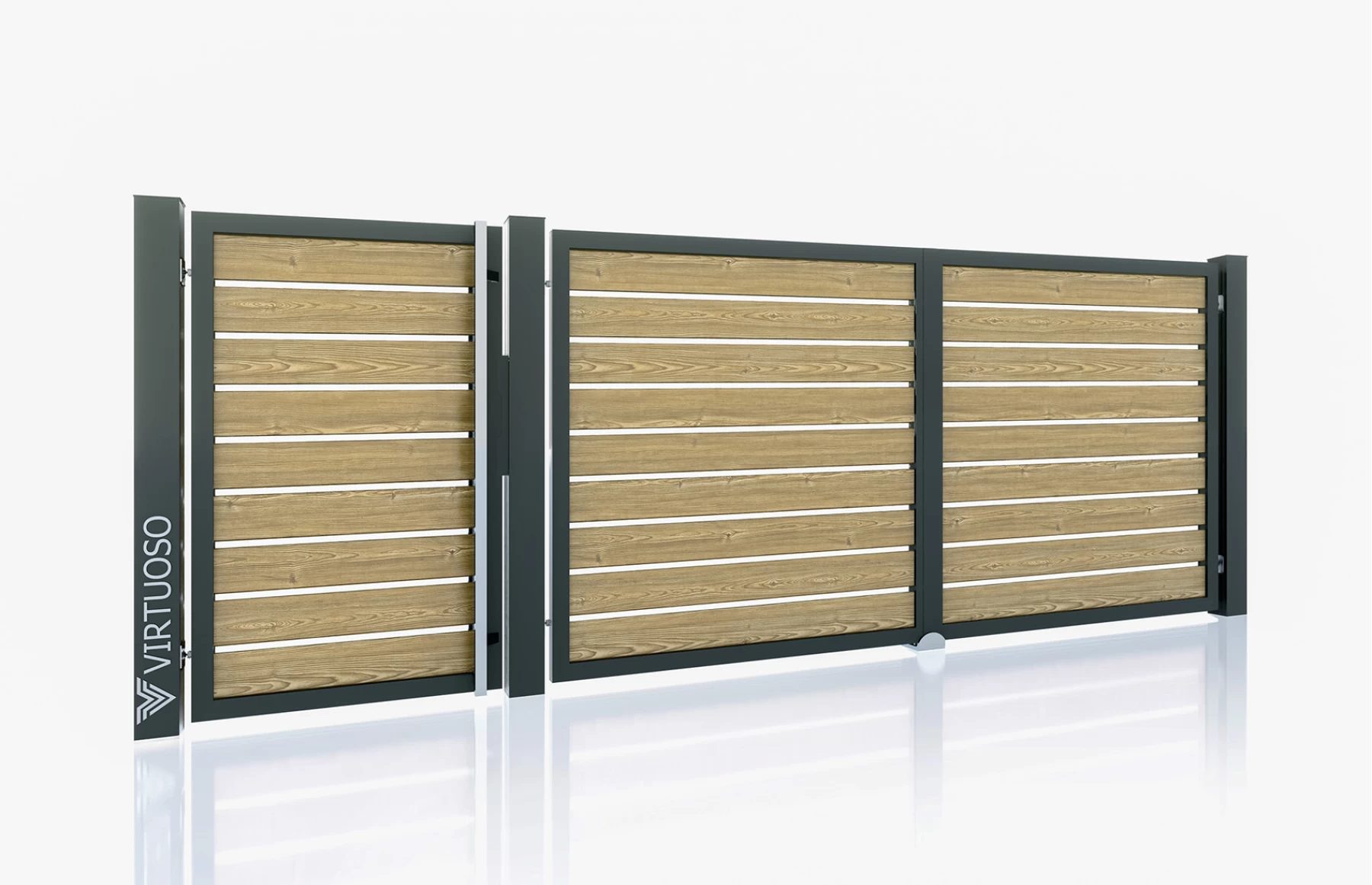 Set Porti Ares, WPC, Light Wood